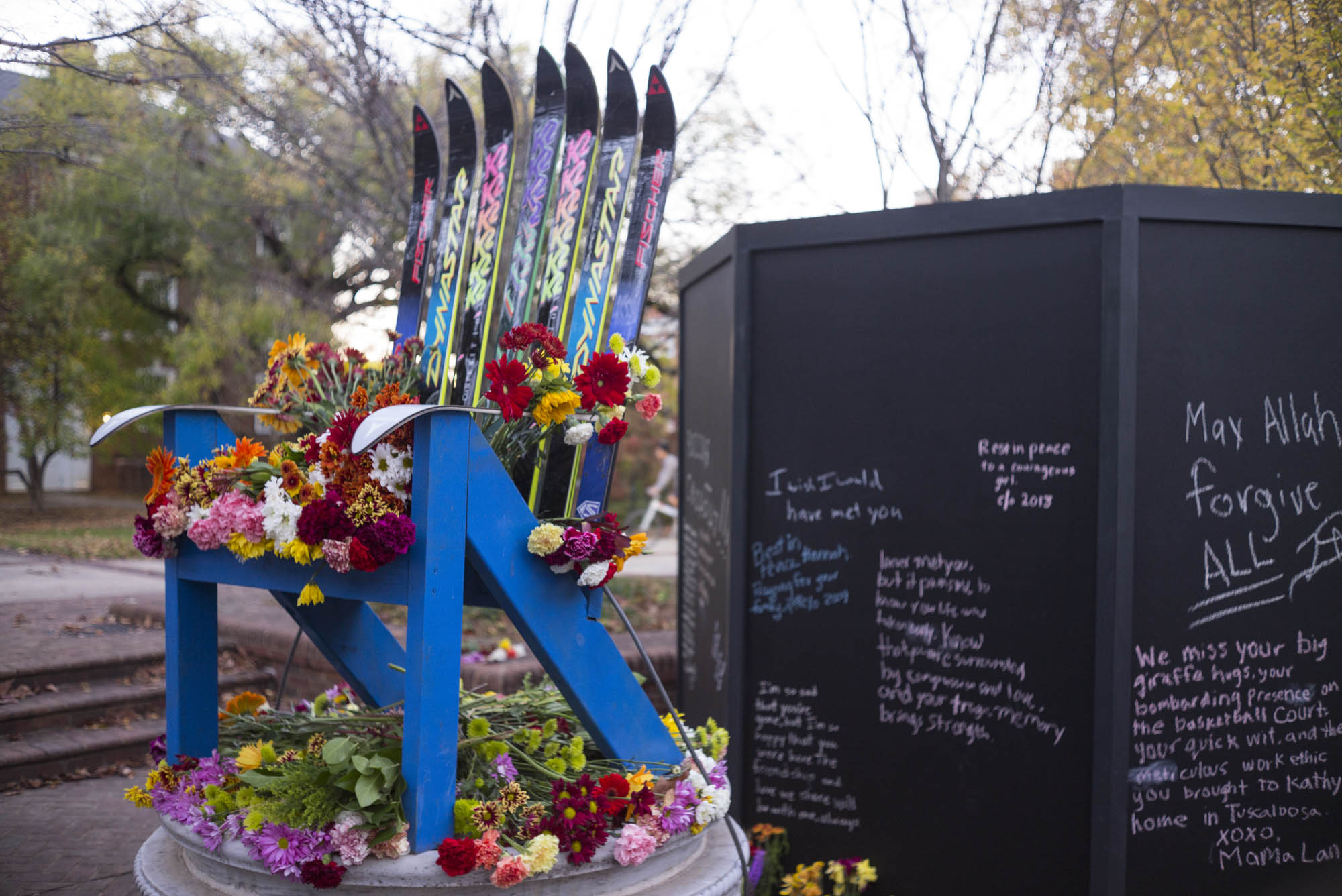 Memorial Offers a Focal Point for Students to Mourn the Loss of