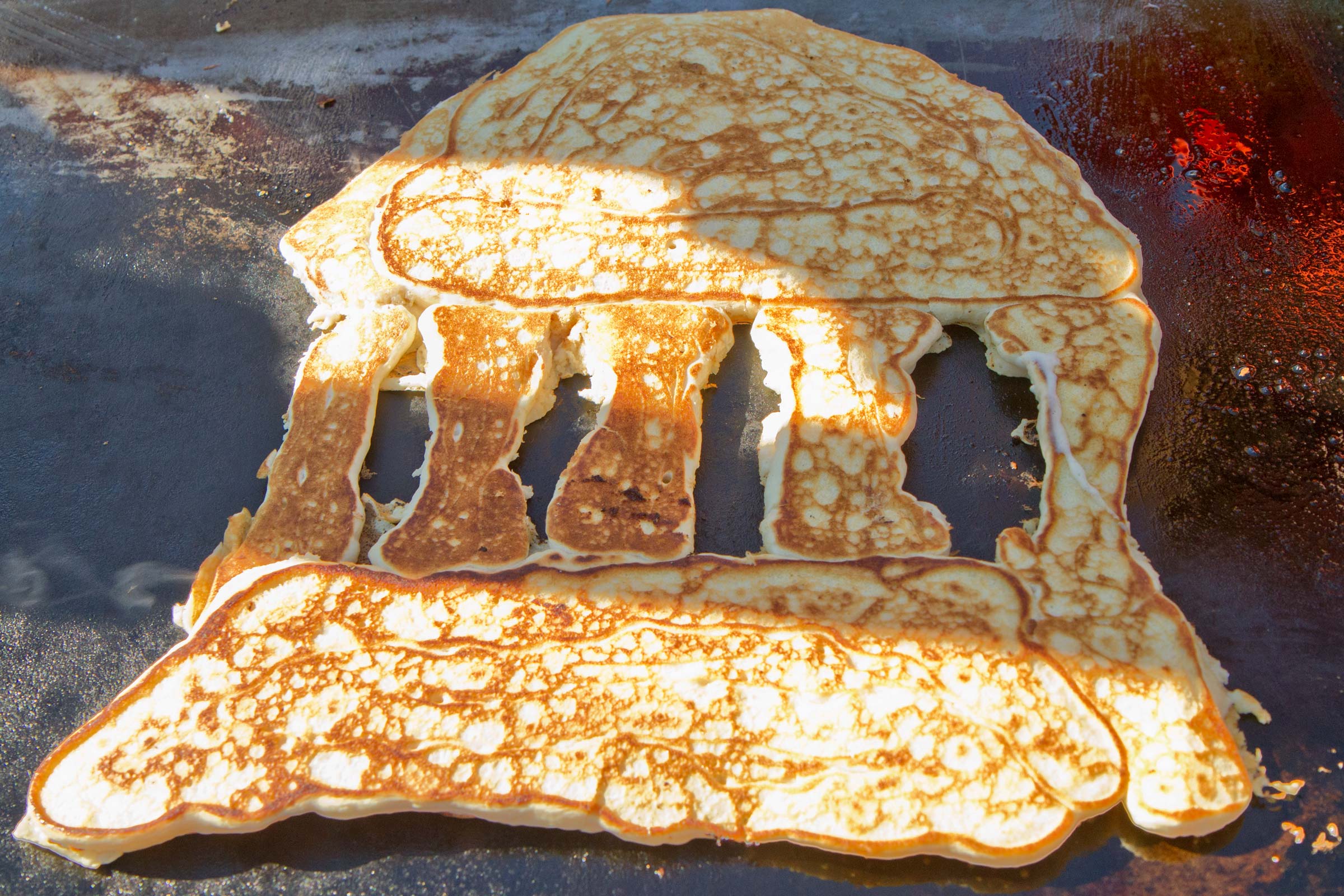 Pancake in the shape of the Rotunda