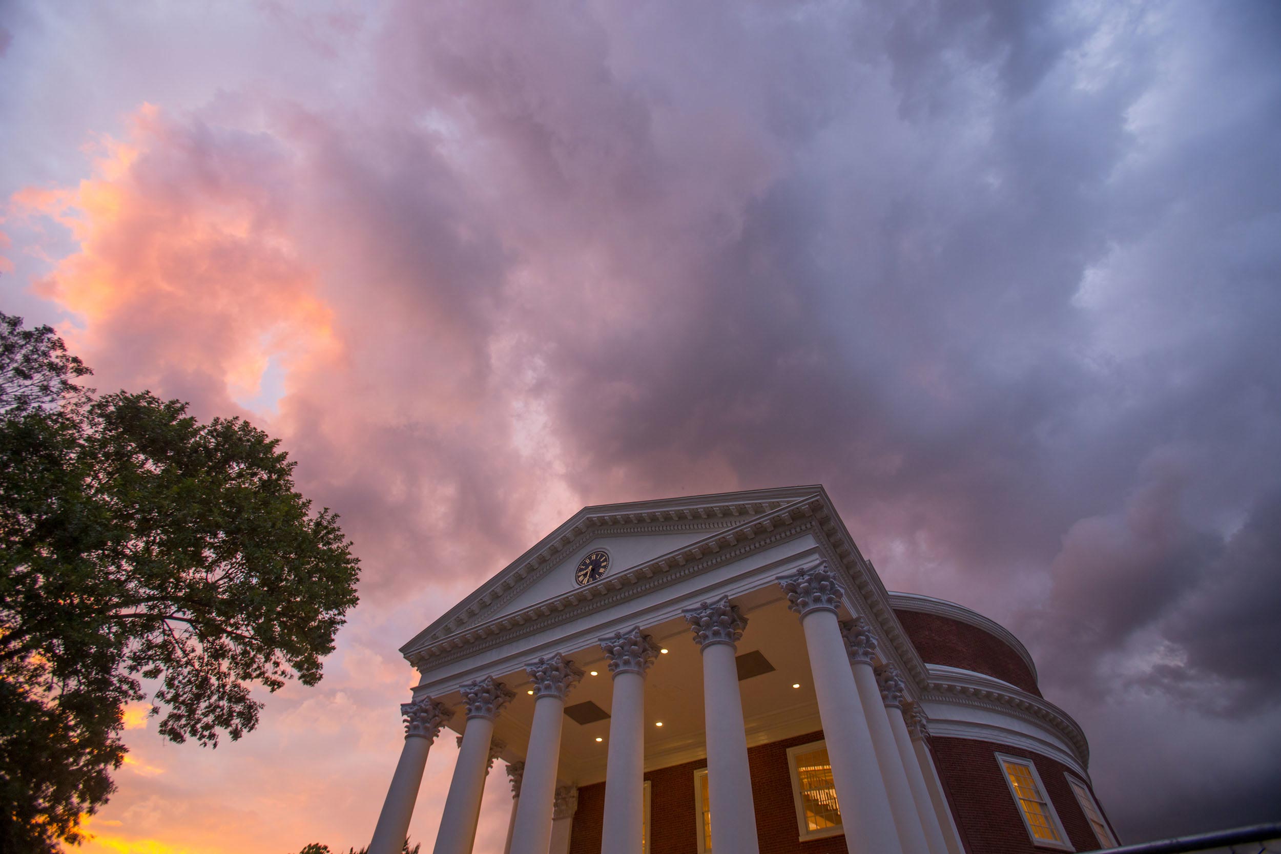 The Rotunda and Dark clouds