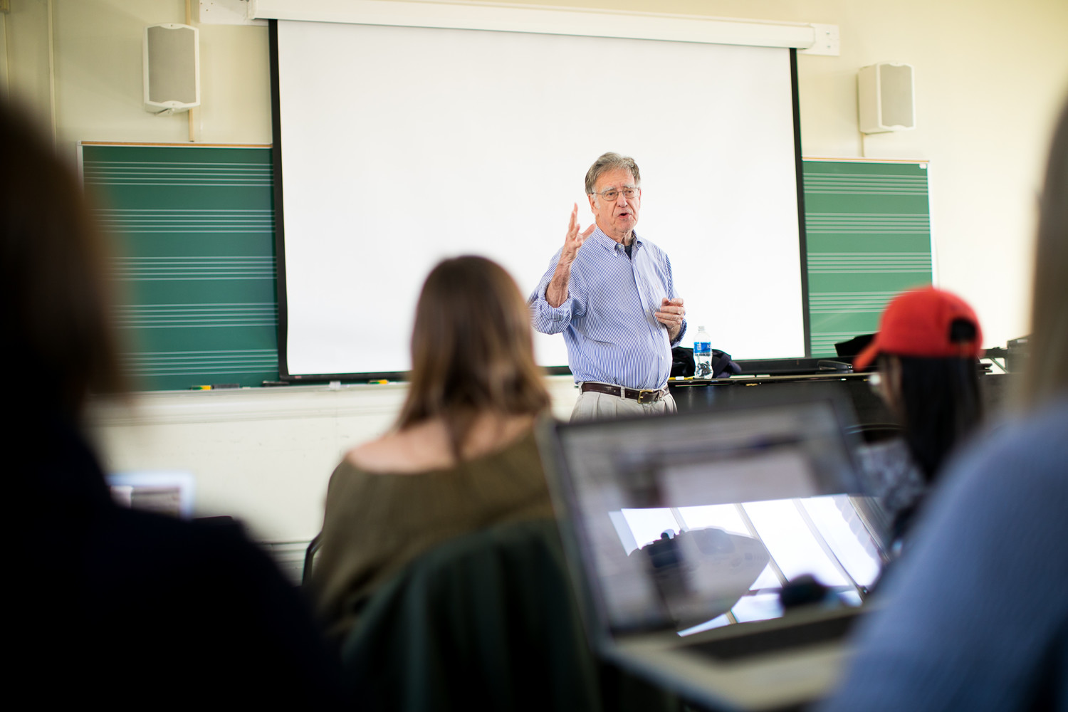 Raymond Scheppach teaching a class