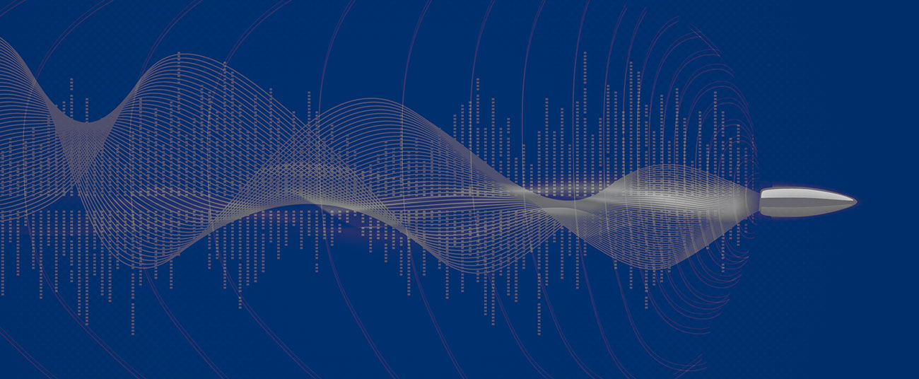 Collage of waves and numbers