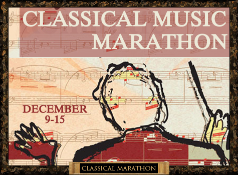text reads: Classical Music Marathon December 9-15