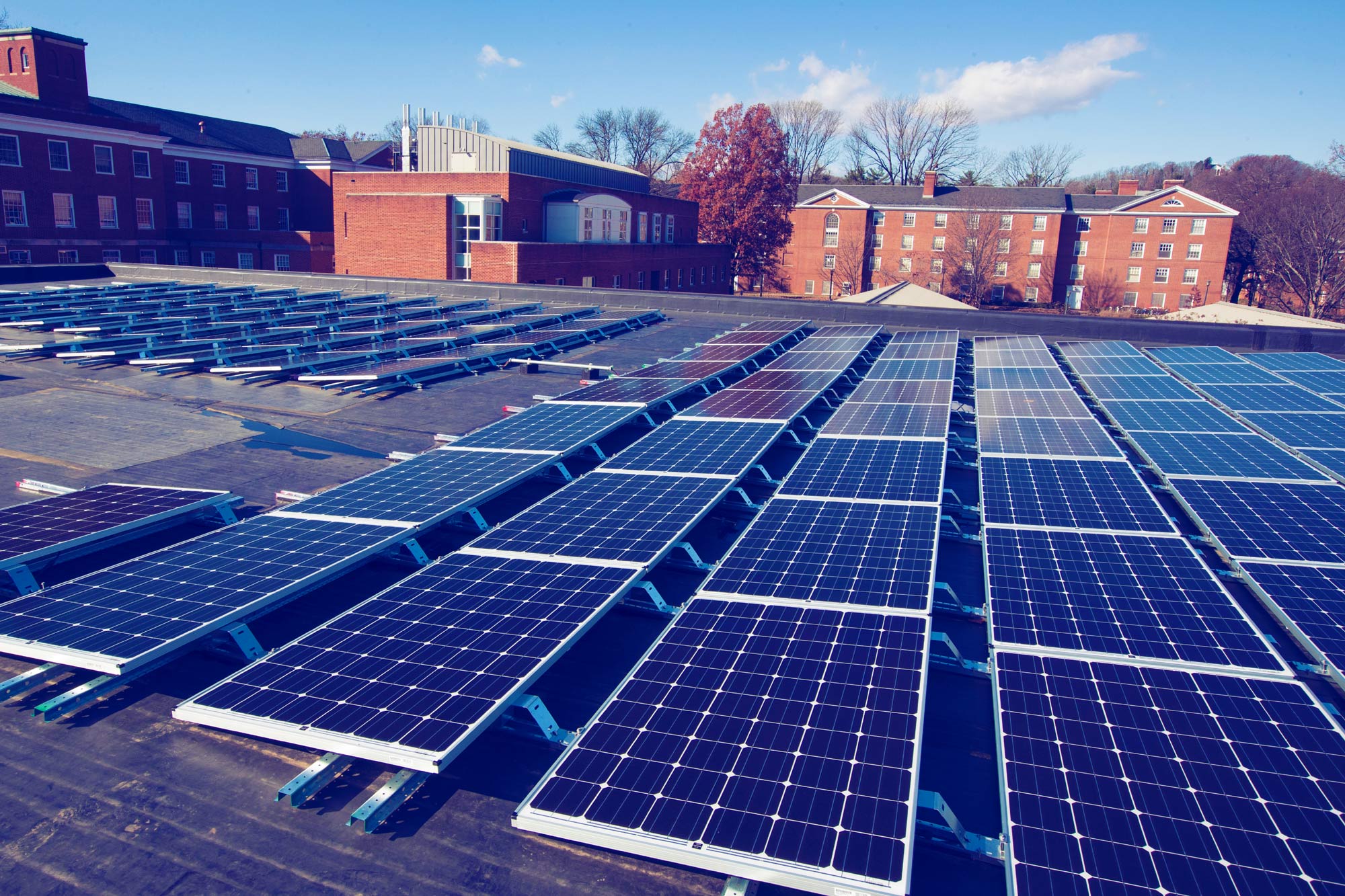 Solar panel's on UVA building