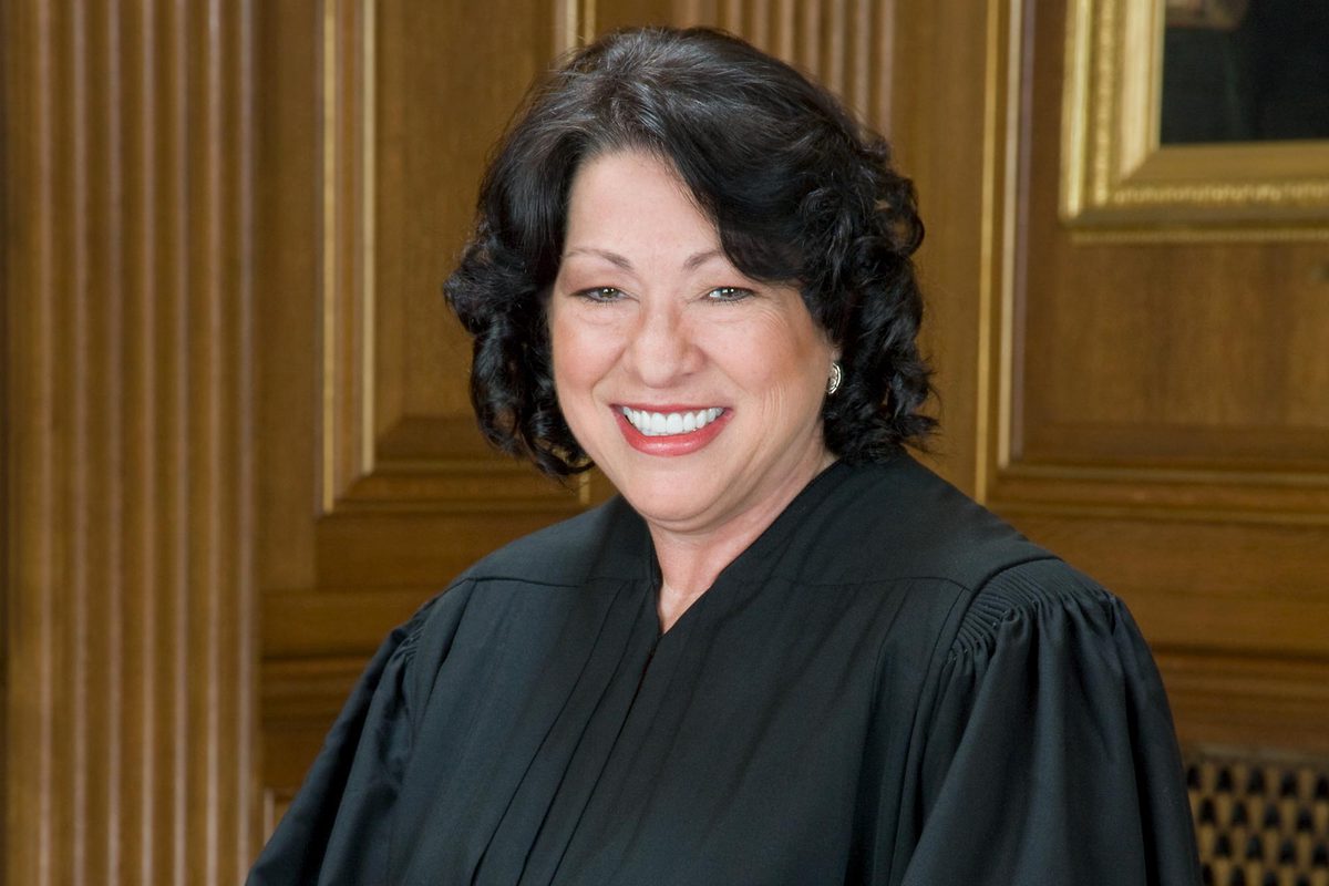 Justice Sonia Sotomayor supreme court headshot