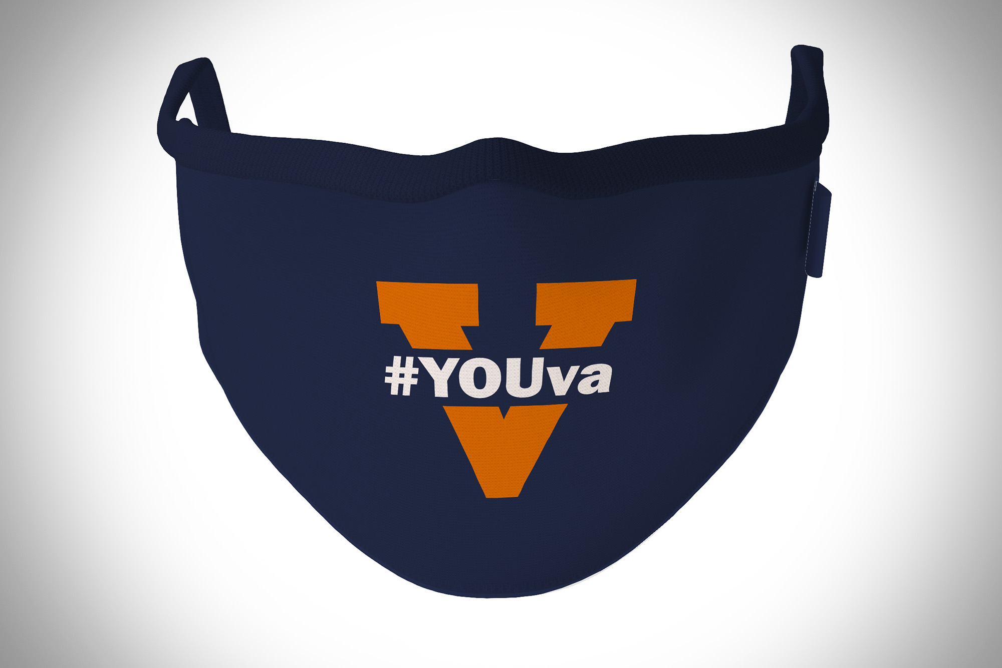 mock-up of a #YOUva face mask