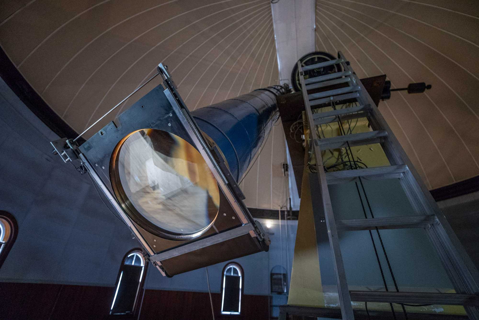 huge telescope in the UVA observatory