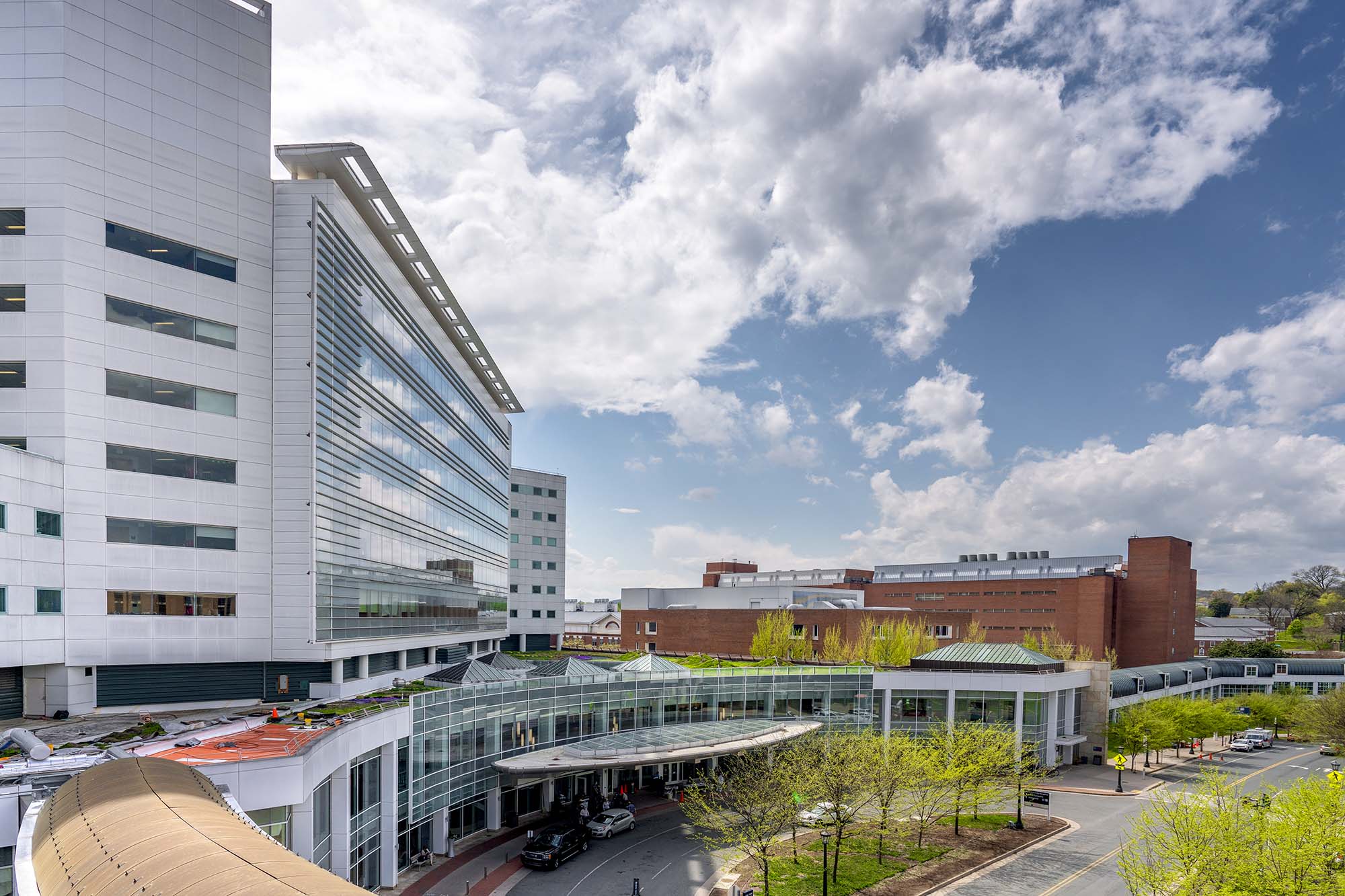 View of the Hospital from the Parking deck