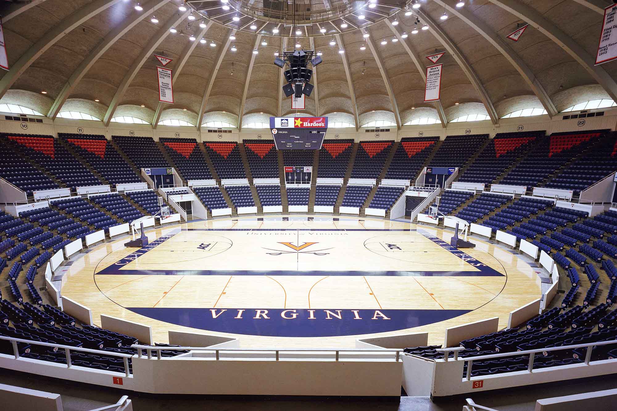Empty Basketball stadium