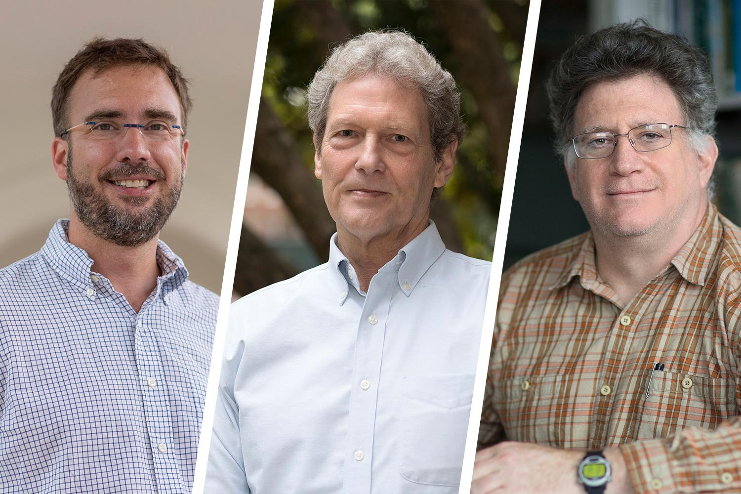 Headshots left to right: Bryan Berger, Mike Timko and  Manuel Lerdau