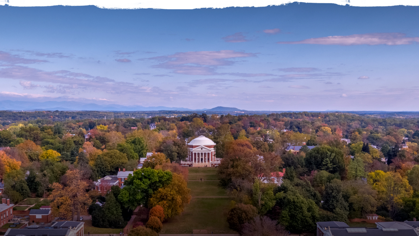 Aerial view of the Rotunda