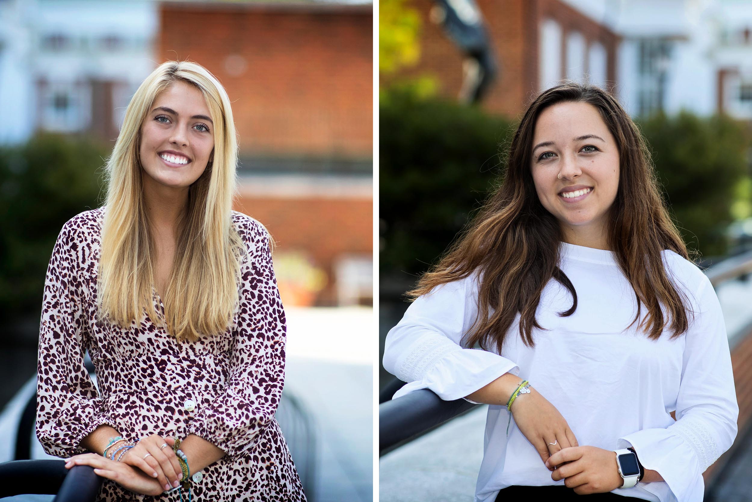 headshots Magnolia Matthews, left, and Sophie Wong, right