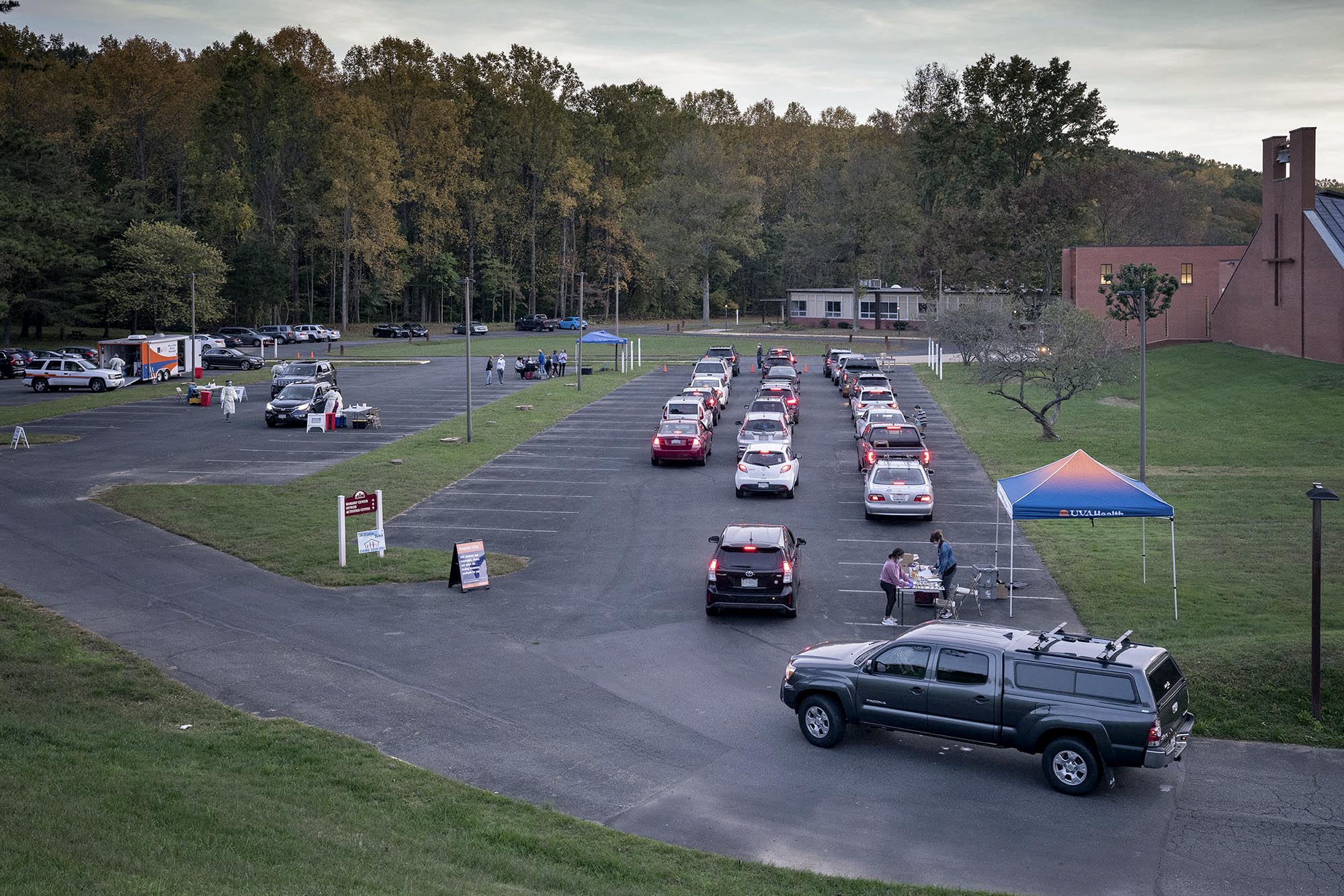 Drive through Testing Clinic