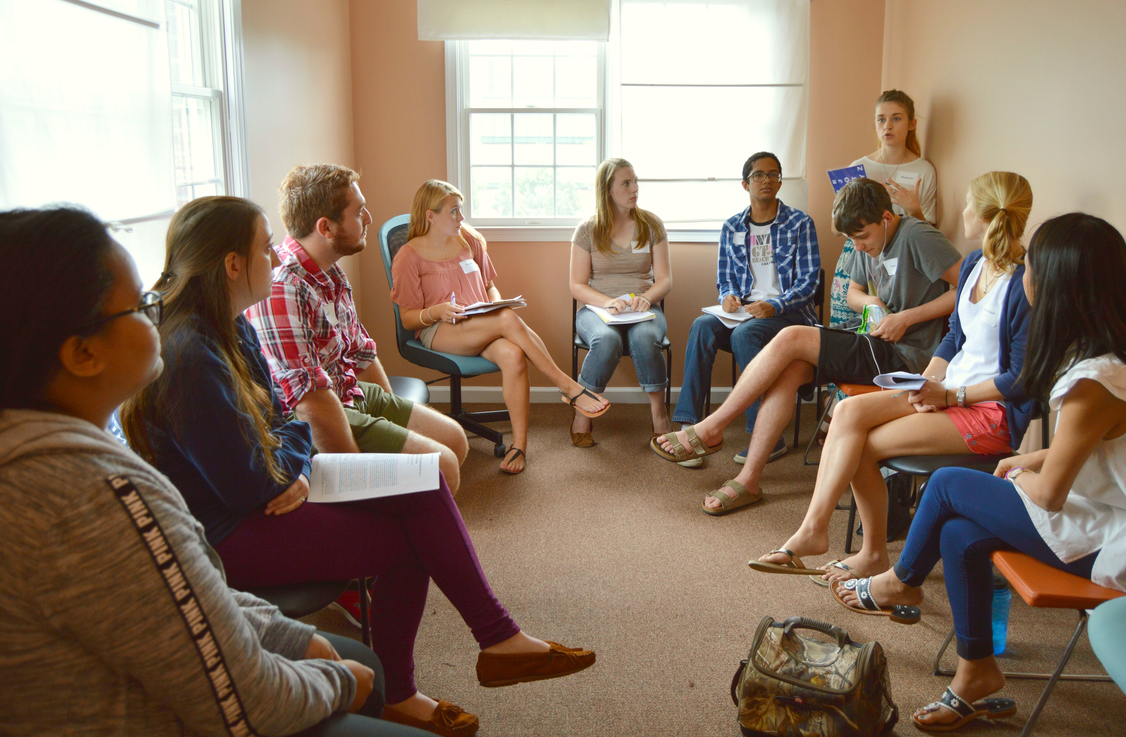 The students had their first meeting Sept. 17 in Herndon. (Photo courtesy of Tiffany Hwang) 