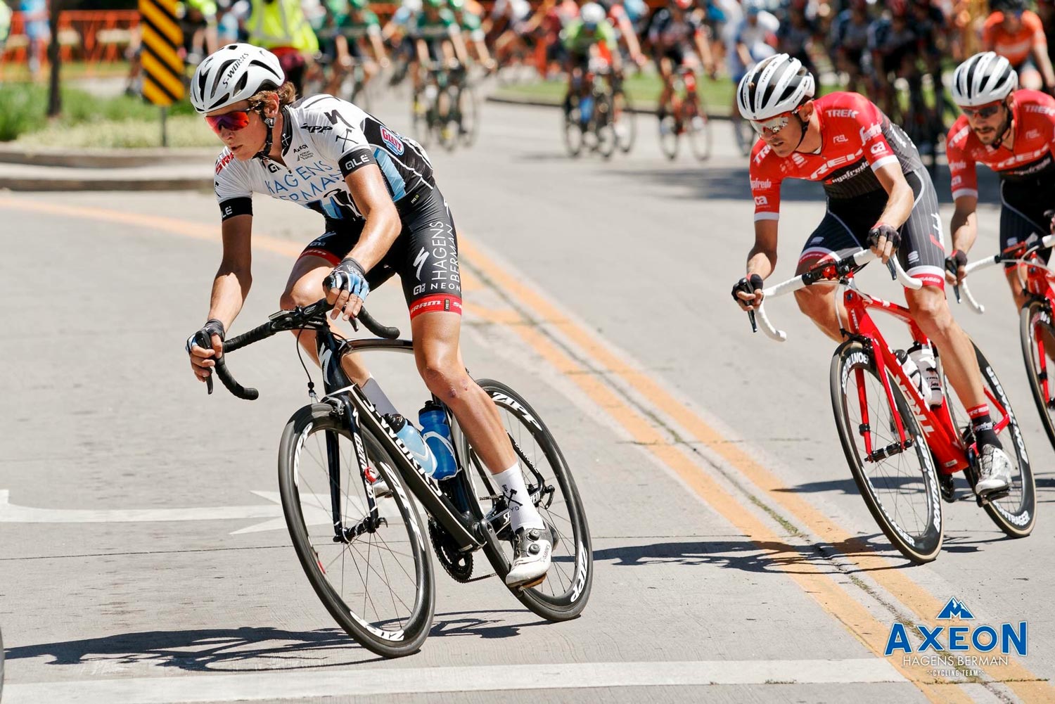 Anderson racing in the Colorado Classic