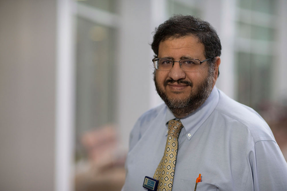 Dr. Emadd Abdel-Rahman, a professor of clinical internal medicine, serves as president of the Islamic Society of Central Virginia.