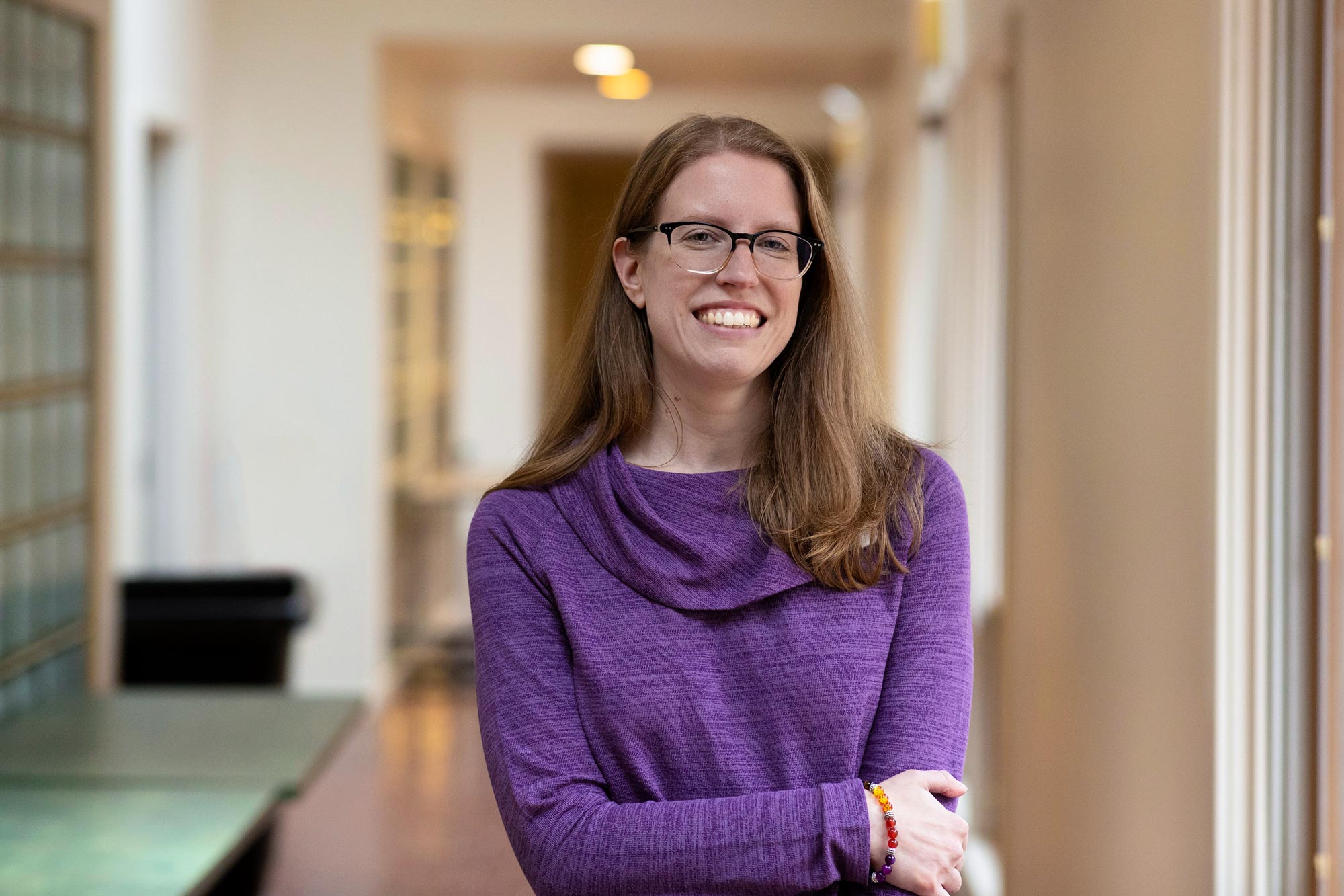 Postdoctoral student Emily Loeb is the lead author of 