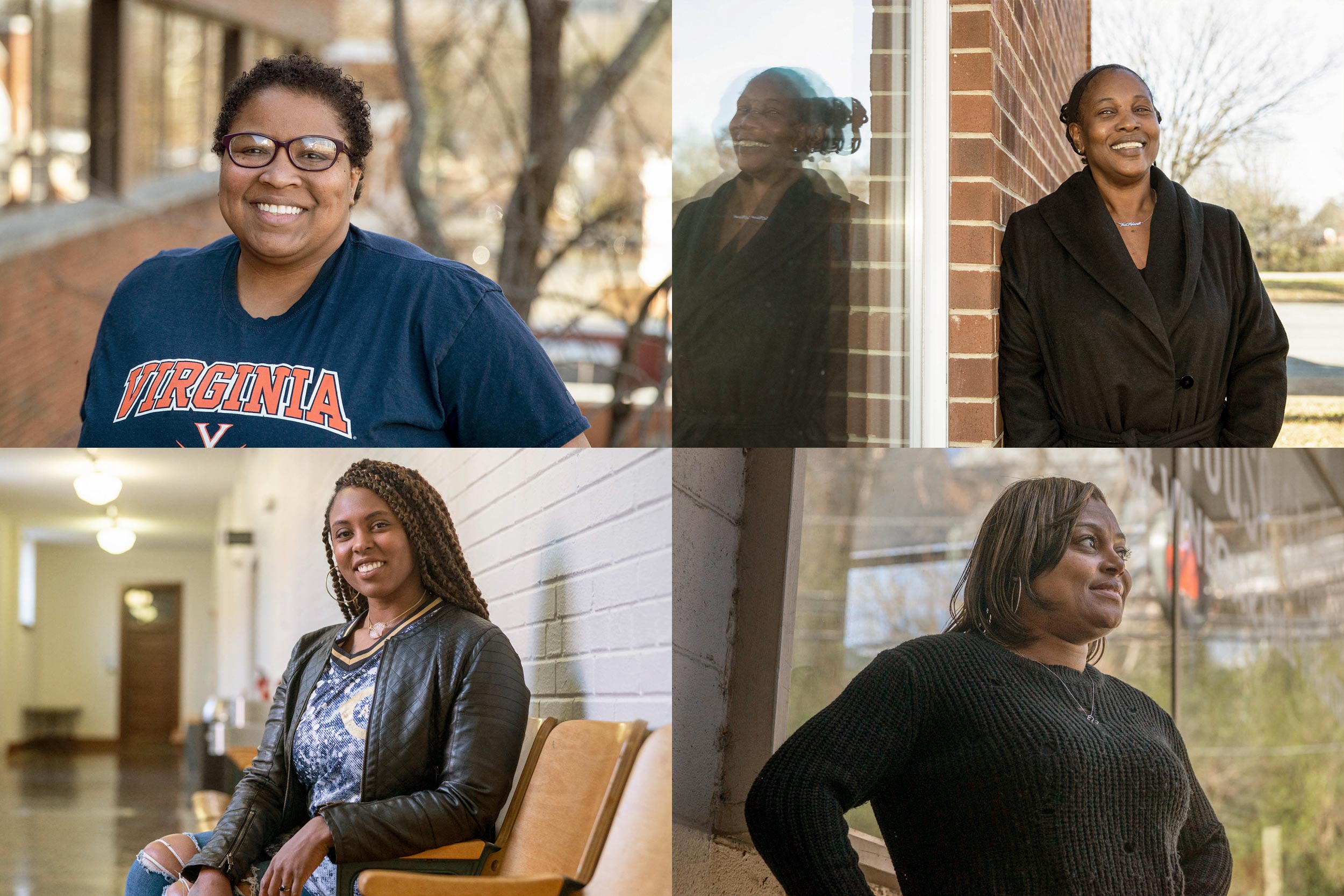 Headshots Clockwise from top left: Myra Anderson, Libby Edwards-Allbaugh, Tanesha Hudson and Destinee Wright.