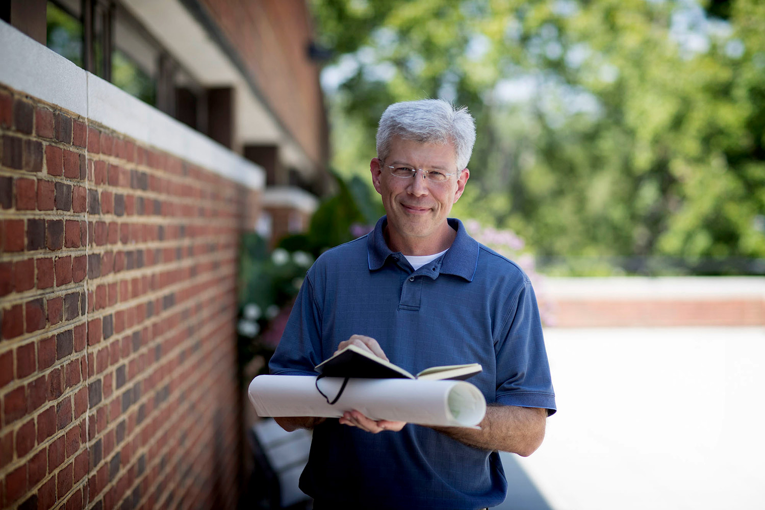 Eric Rochester is the manager of research and development at the Scholars’ Lab and has helped develop Neatline to its current form. (Photo by Dan Addison/University Communications)