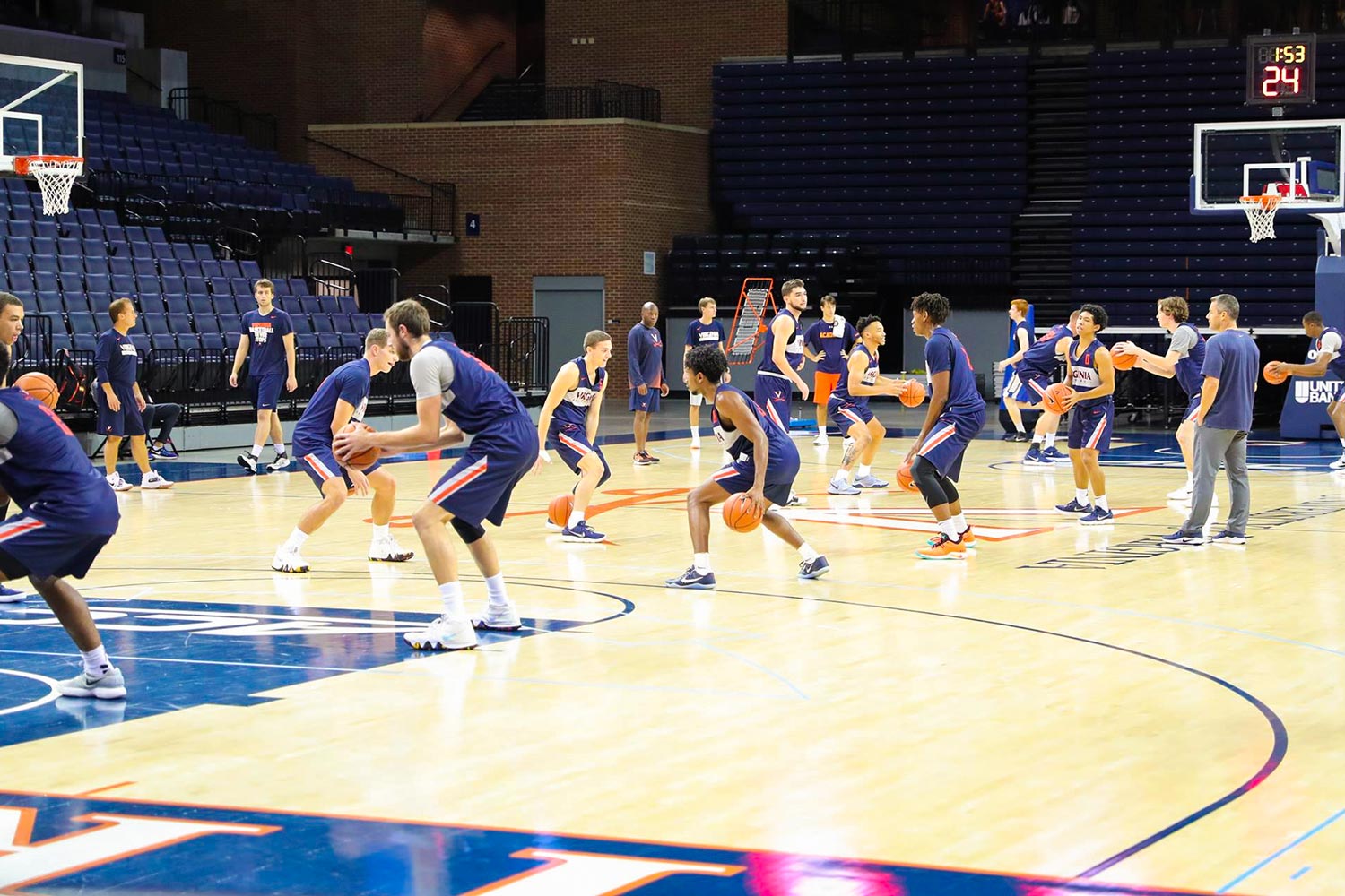 UVA, ranked in the top 10 nationally in several preseason polls, opens its season Tuesday night when it hosts Towson University. 