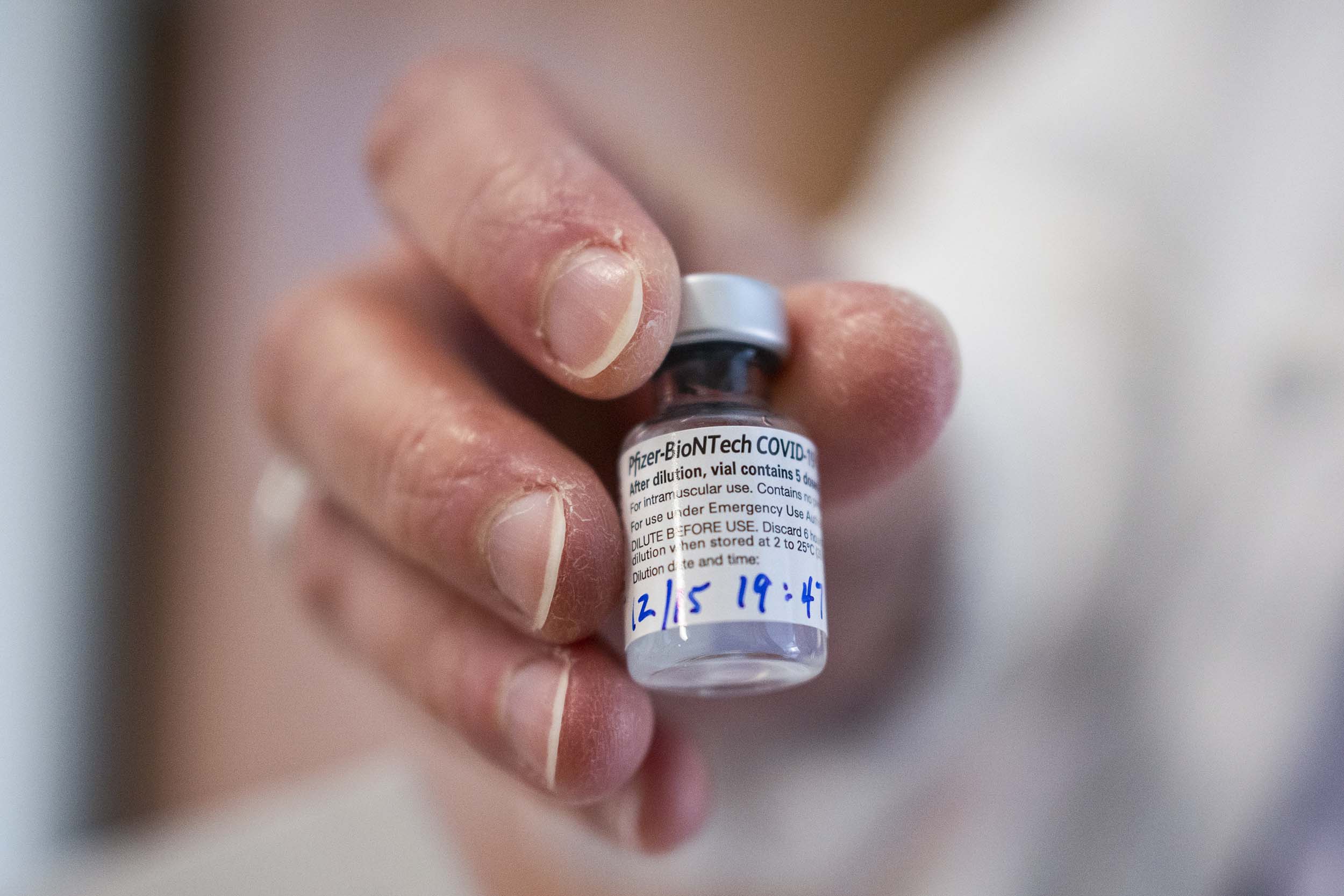 Pfizer vaccine vial