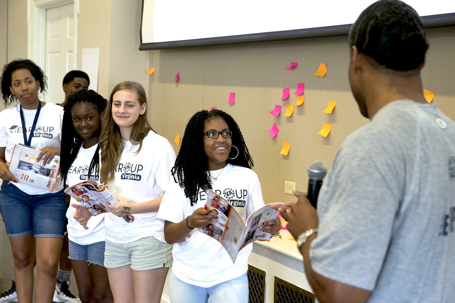 The GEAR UP program drew nearly 300 rising high school freshmen to Grounds for two four-day sessions.