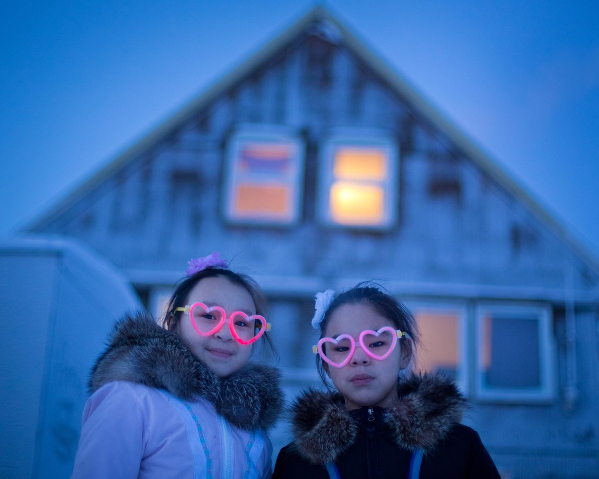 After college, Johnson spent four months in the community of Arctic Bay on Canada’s Baffin Island in winter, which she described as “dark and dreamlike.”