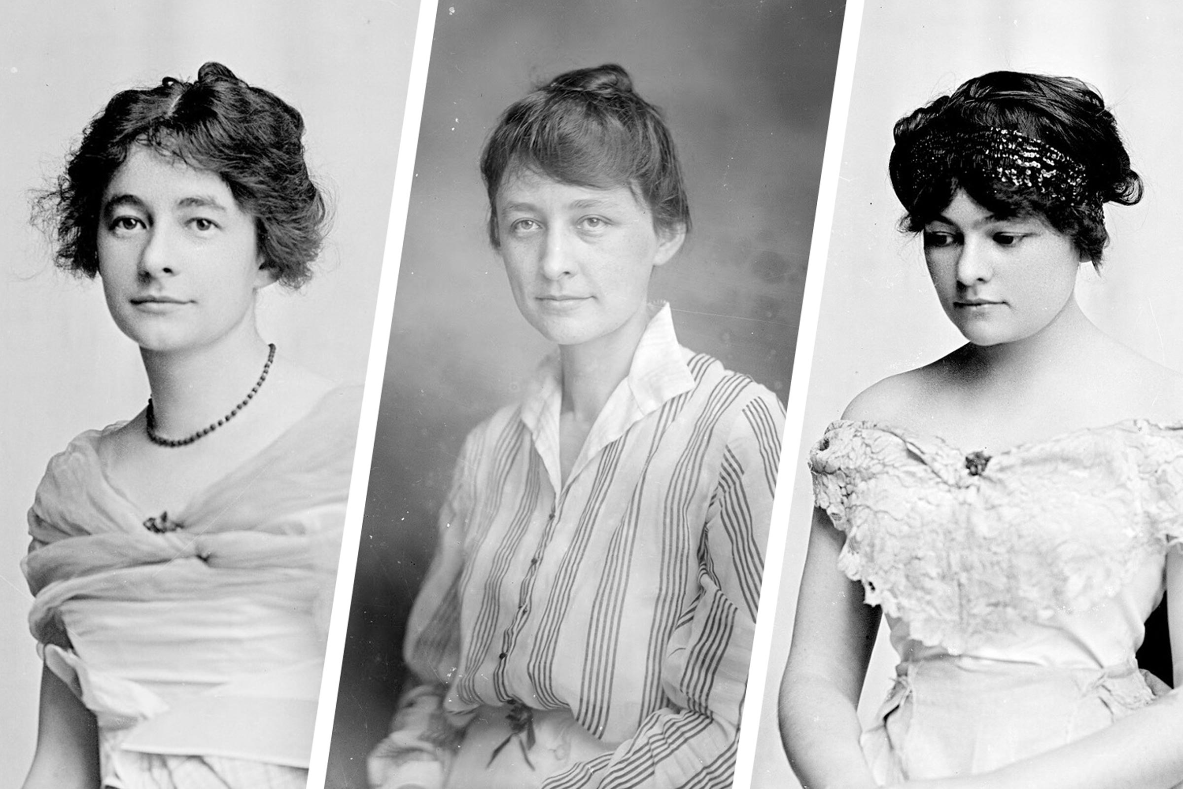  Left to right: Ida, Georgia and Anita O’Keeffe. In these photographs by Rufus Holsinger, Georgia O’Keeffe’s style clearly stands apart from that of her two sisters. 