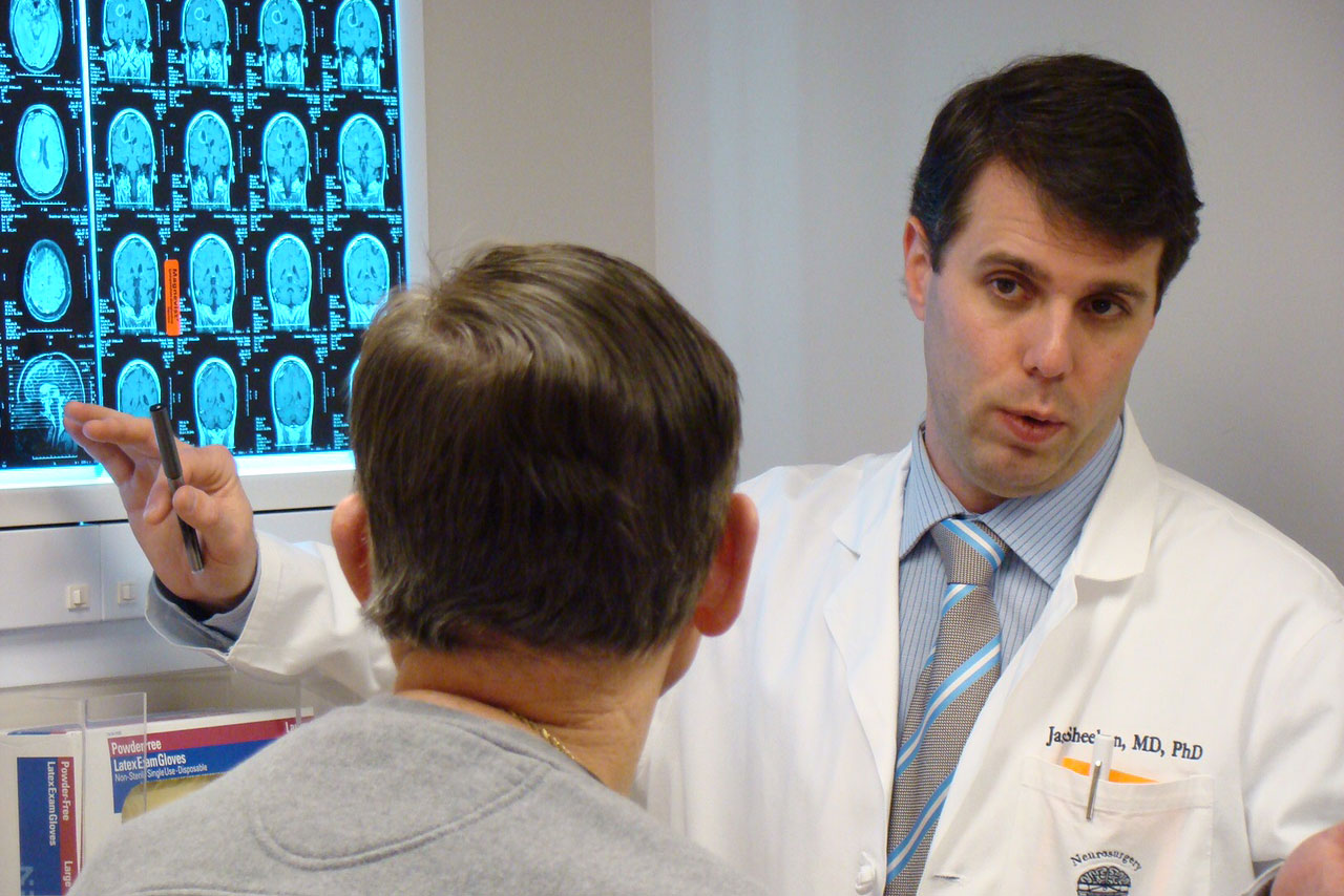 Dr. Jason Sheehan, director of the UVA Health System’s Gamma Knife Center, said that younger patients have the most to gain from aggressive treatment.