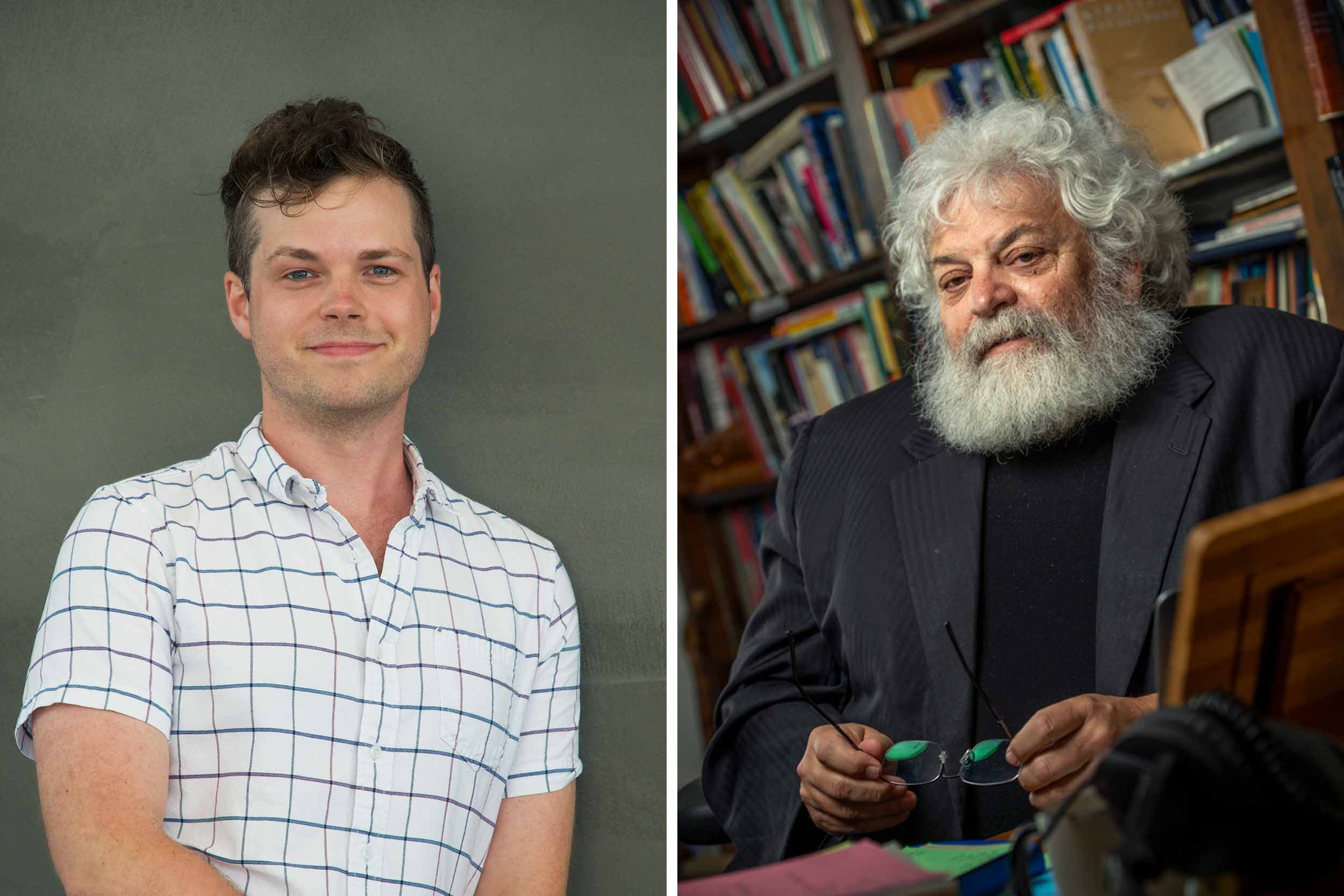 Skyler Clark-Hamel, left, and Ed Freeman, right.