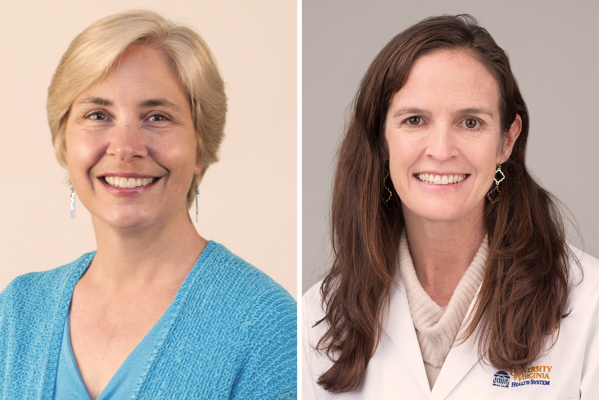 Claudia Allen, left, is director of UVA’s Family Stress Clinic. Dr. Heather Quillian is a pediatrician at Northridge Pediatrics. (Contributed photos)