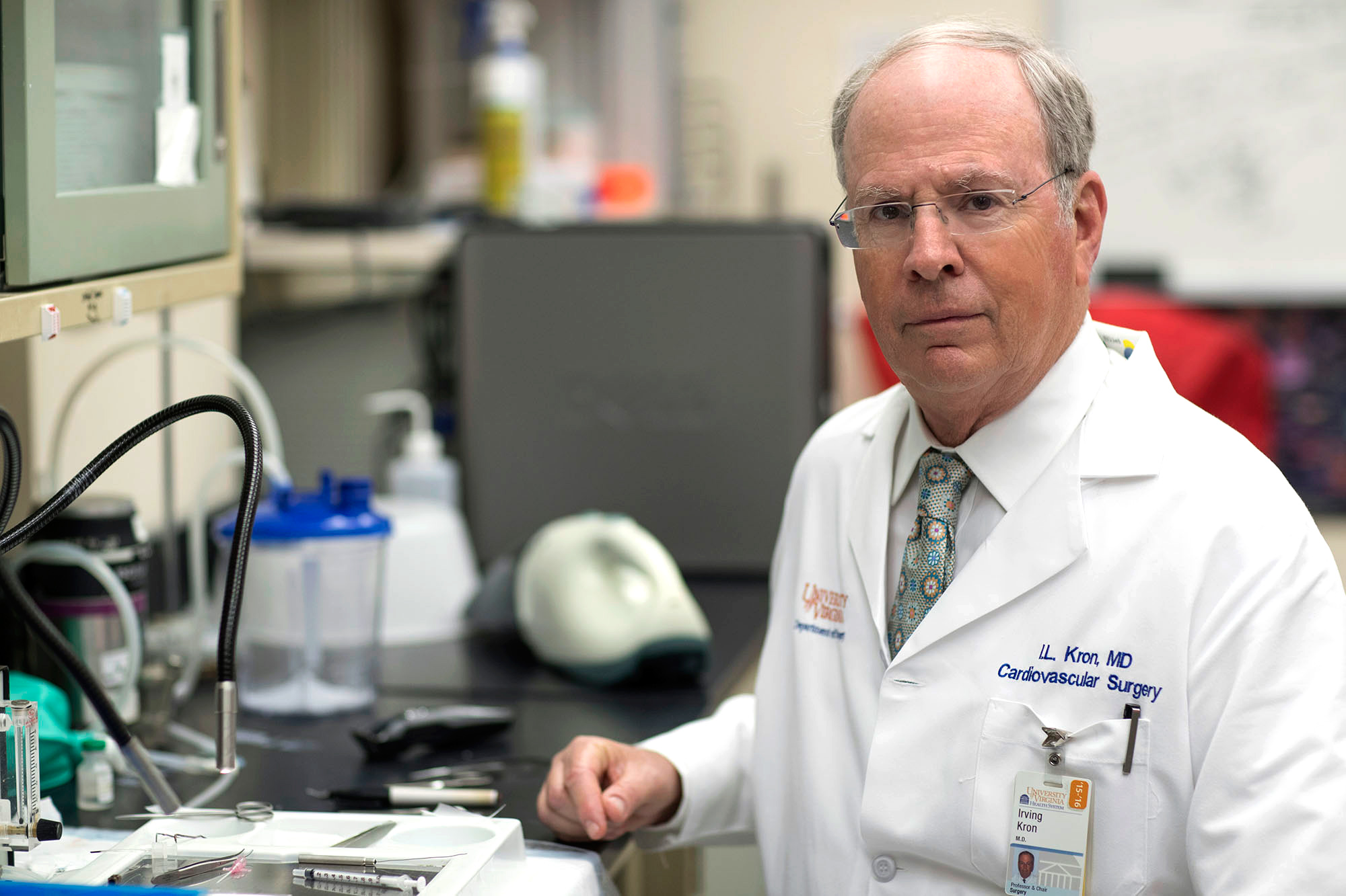 Dr. Irving L. Kron (Photo by Dan Addison, University Communications)