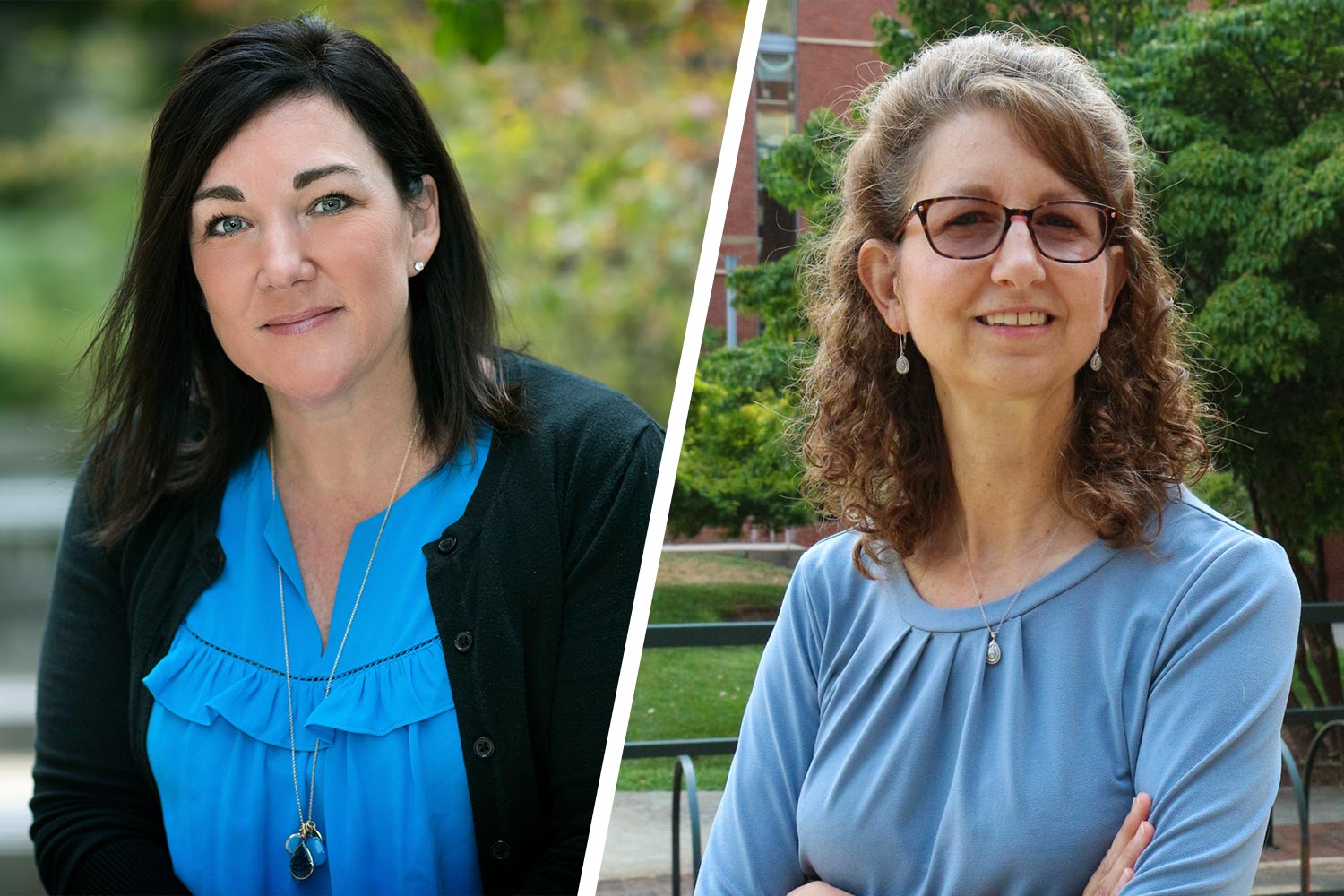 Headshots left to right: Jeanne Alhusen and Jill Howie-Esquivel 