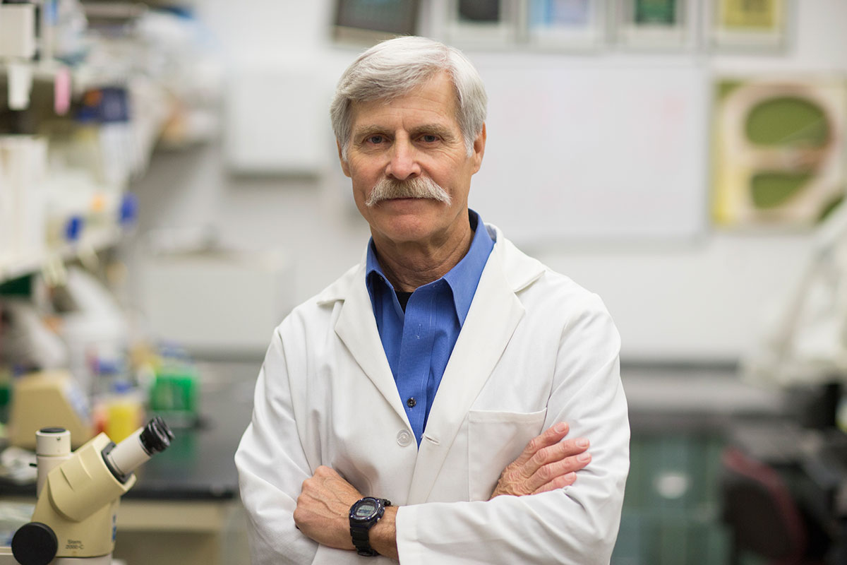 Neuroscience professor Jeffrey Corwin is eager to connect first-generation faculty and students. (Photo by Dan Addison)