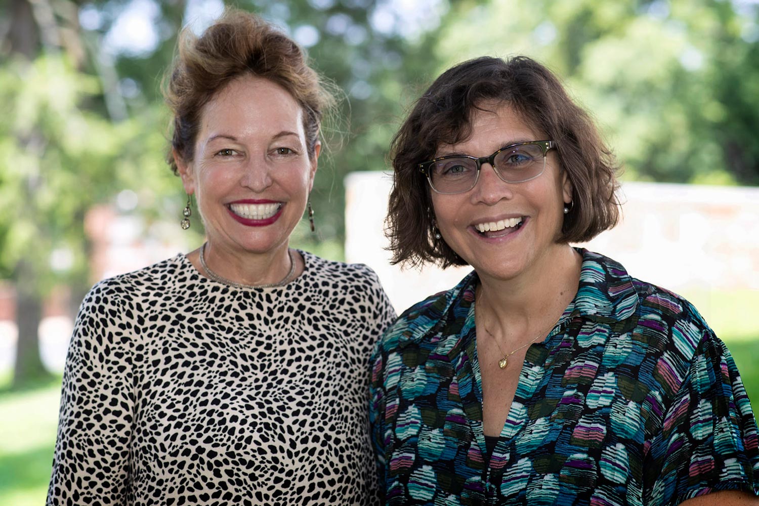 Julia Monteith(left), and Rebecca White stand together for a picture