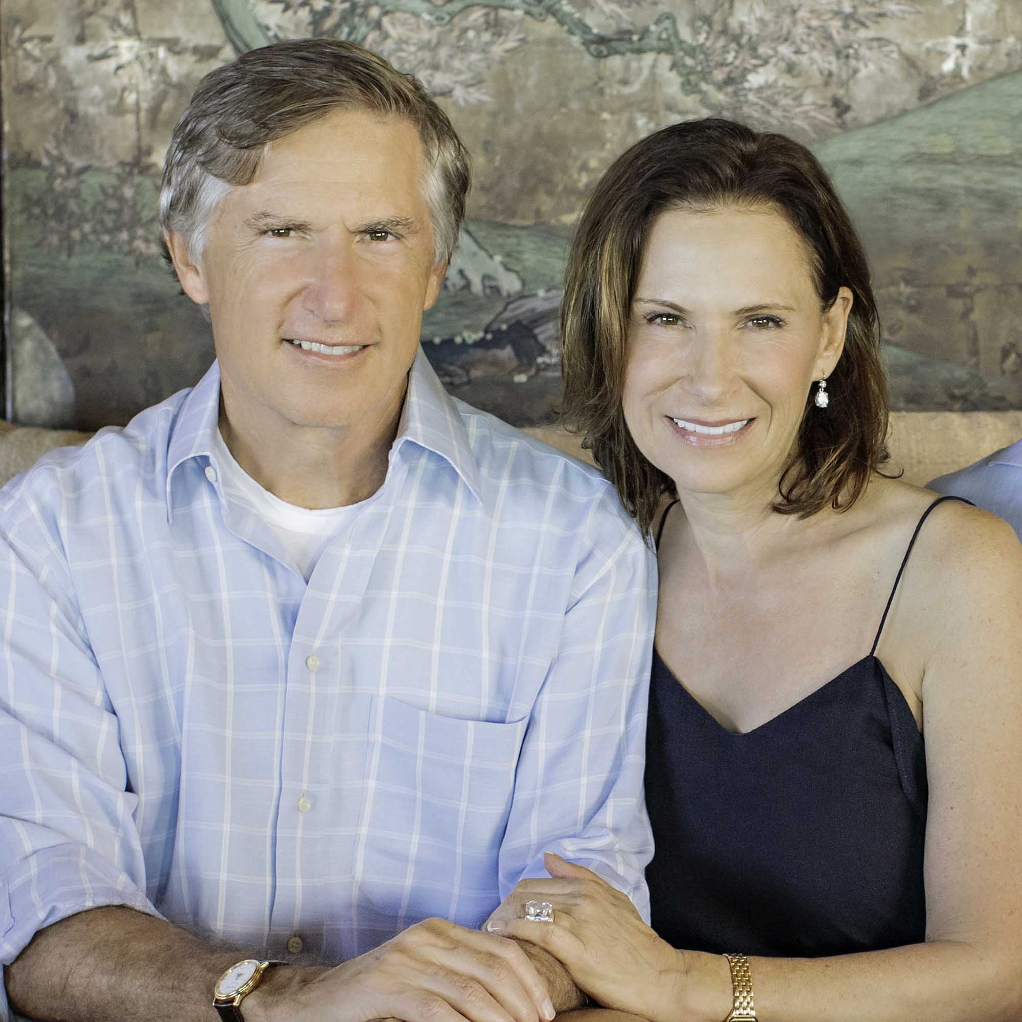 Martha and Bruce Karsh standing next to each other for a picture