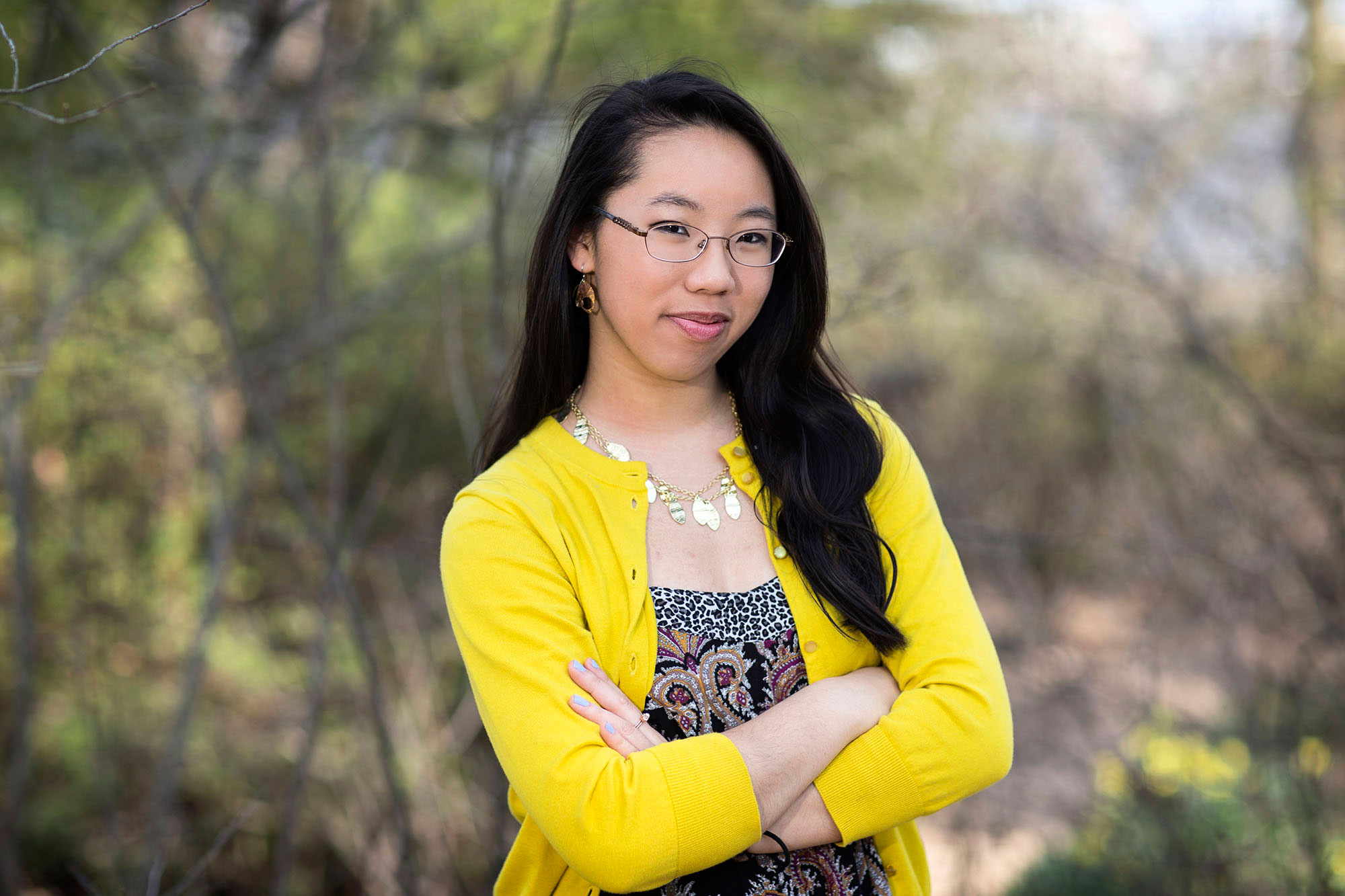 Kathryn Marqueen, a chemistry and economics major, received a Goldwater Scholarship. (Photo by Dan Addison)