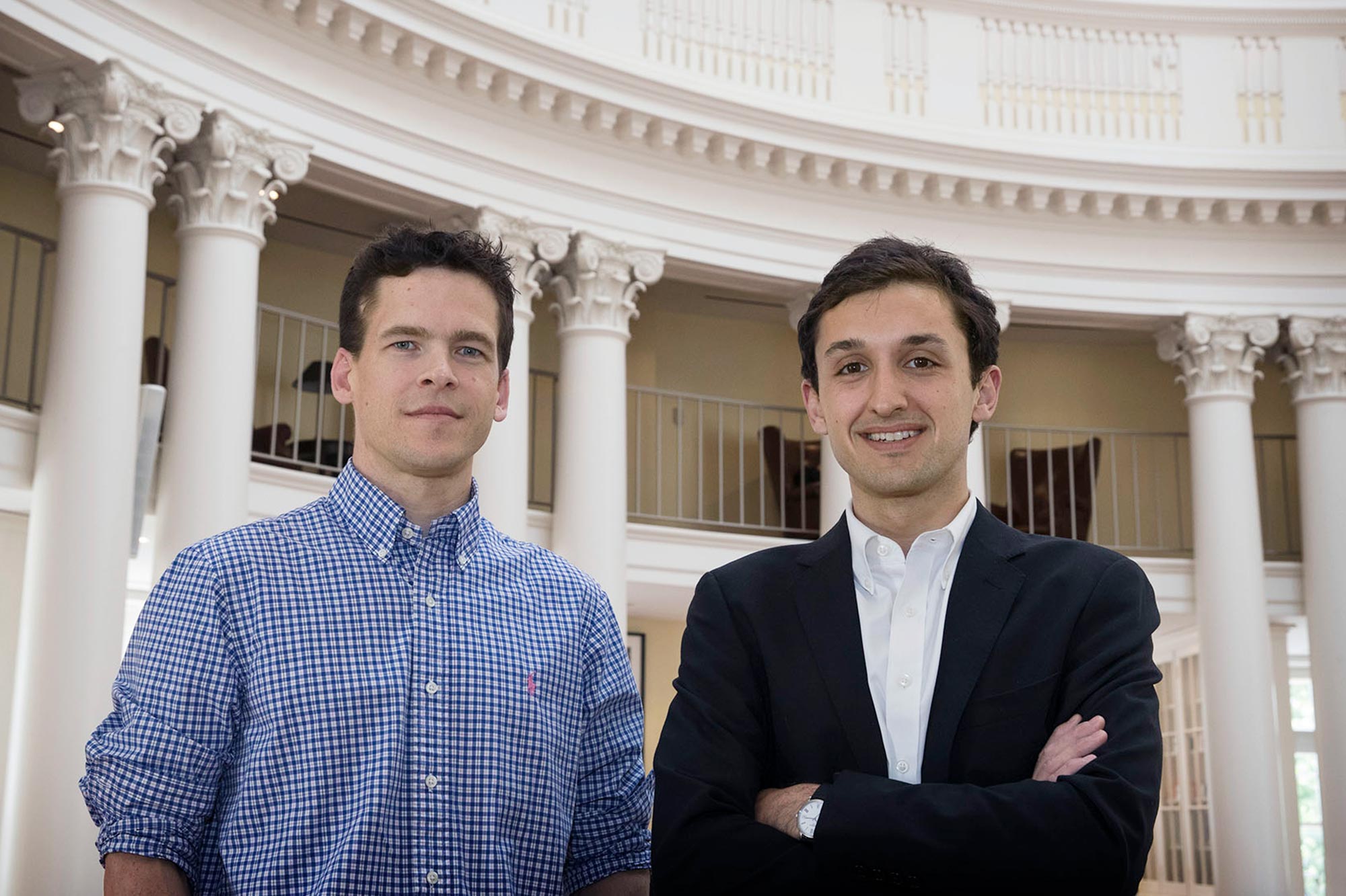 Neal Curtis, left, and Sam Lemley