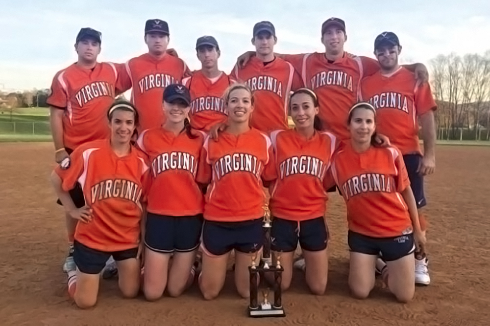 The UVA Gold co-rec team finished second in its division in the 2015 invitational tournament. 