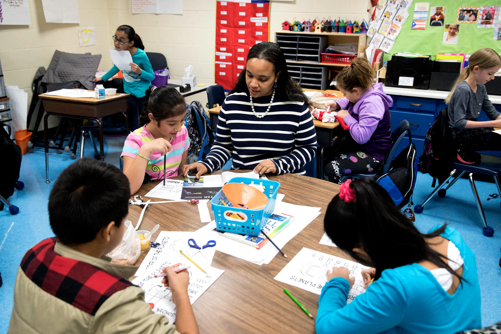 UVA alumna Leslie Wills-Taylor emphasizes the importance of individual identity and family engagement in her classroom. 