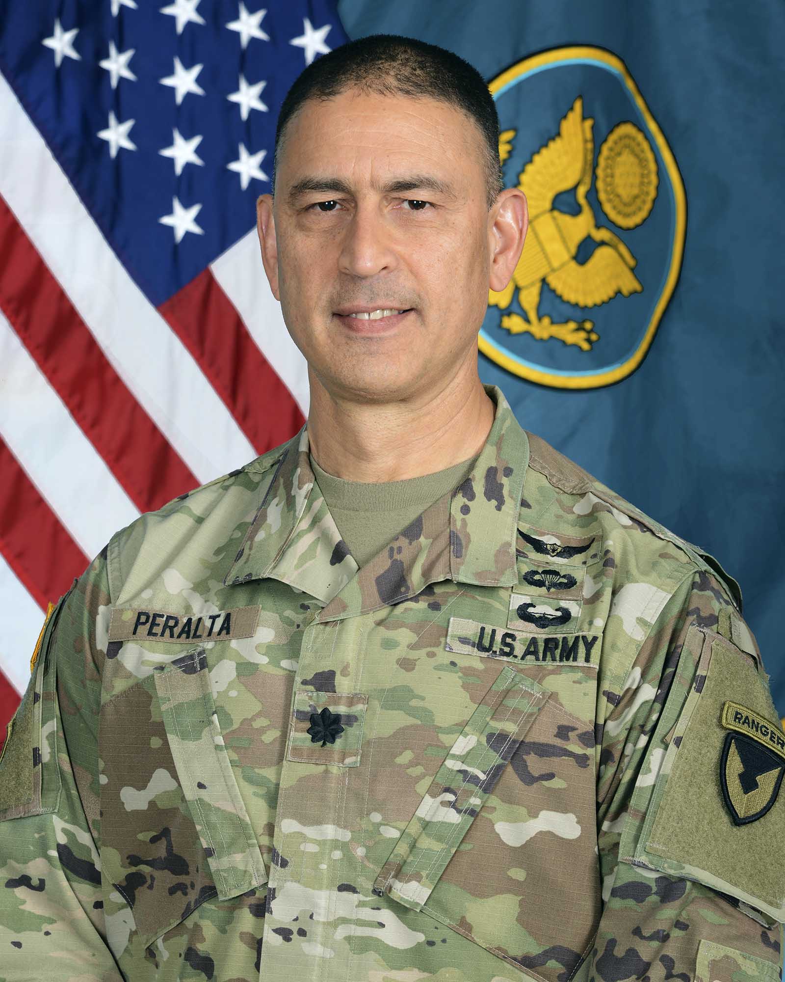 Lt. Col. Geraldo Peralta military headshot
