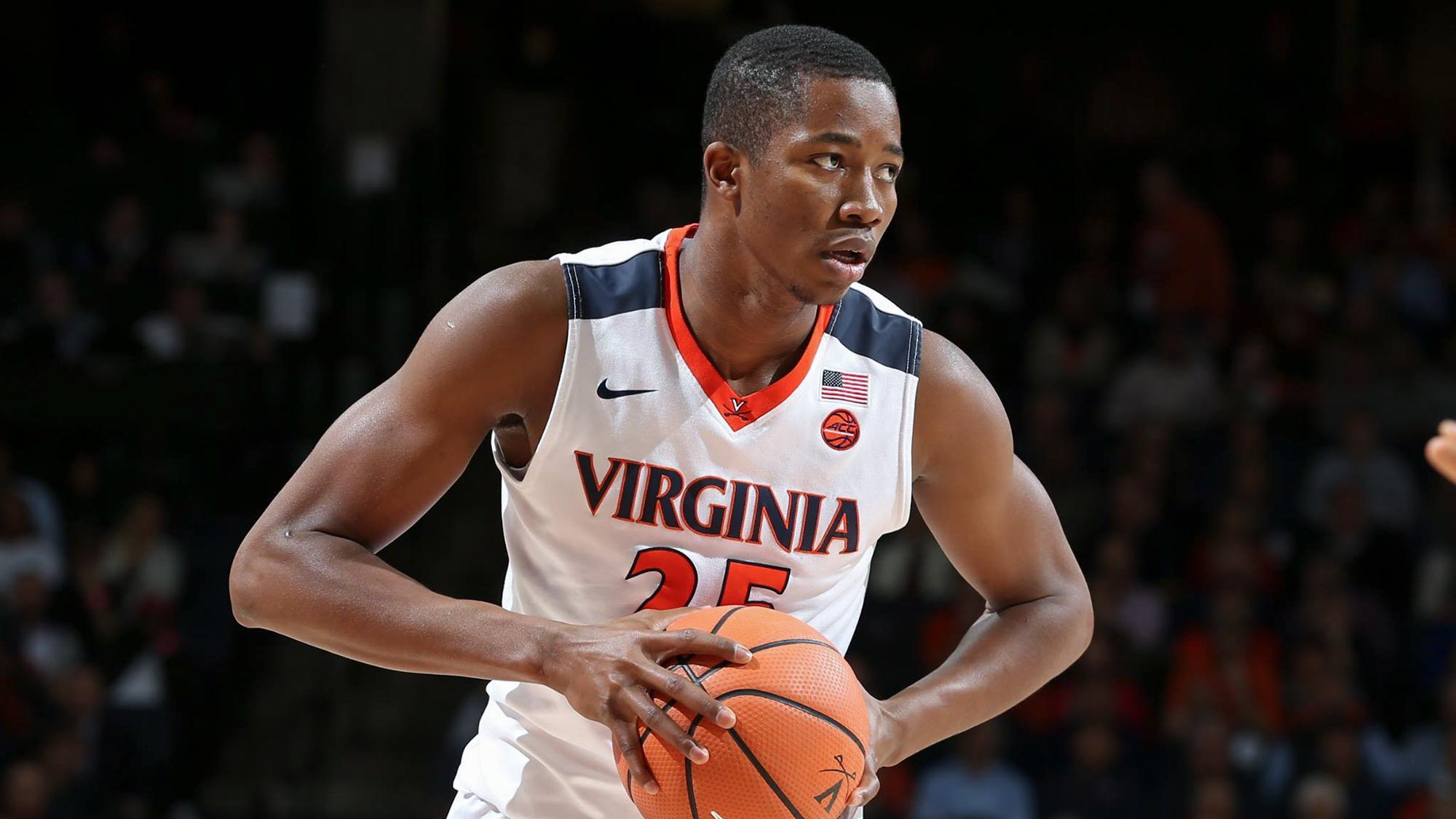 Diakite holding a basketball