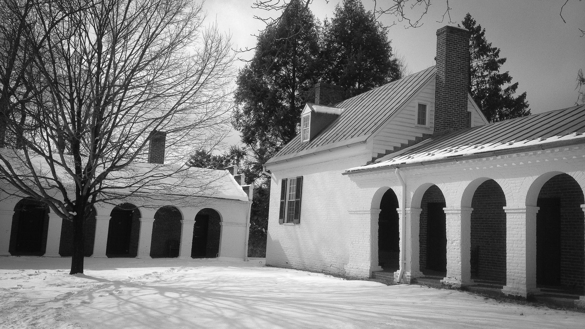 The oldest building on Grounds, James Monroe&#039;s law office, was built in 1789-90. Photo by Eduardo Montes-Bradley.