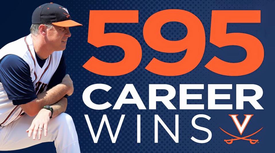 Coach Brian O’Connor became UVA’s all-time wins leader during last weekend’s ACC Tournament.