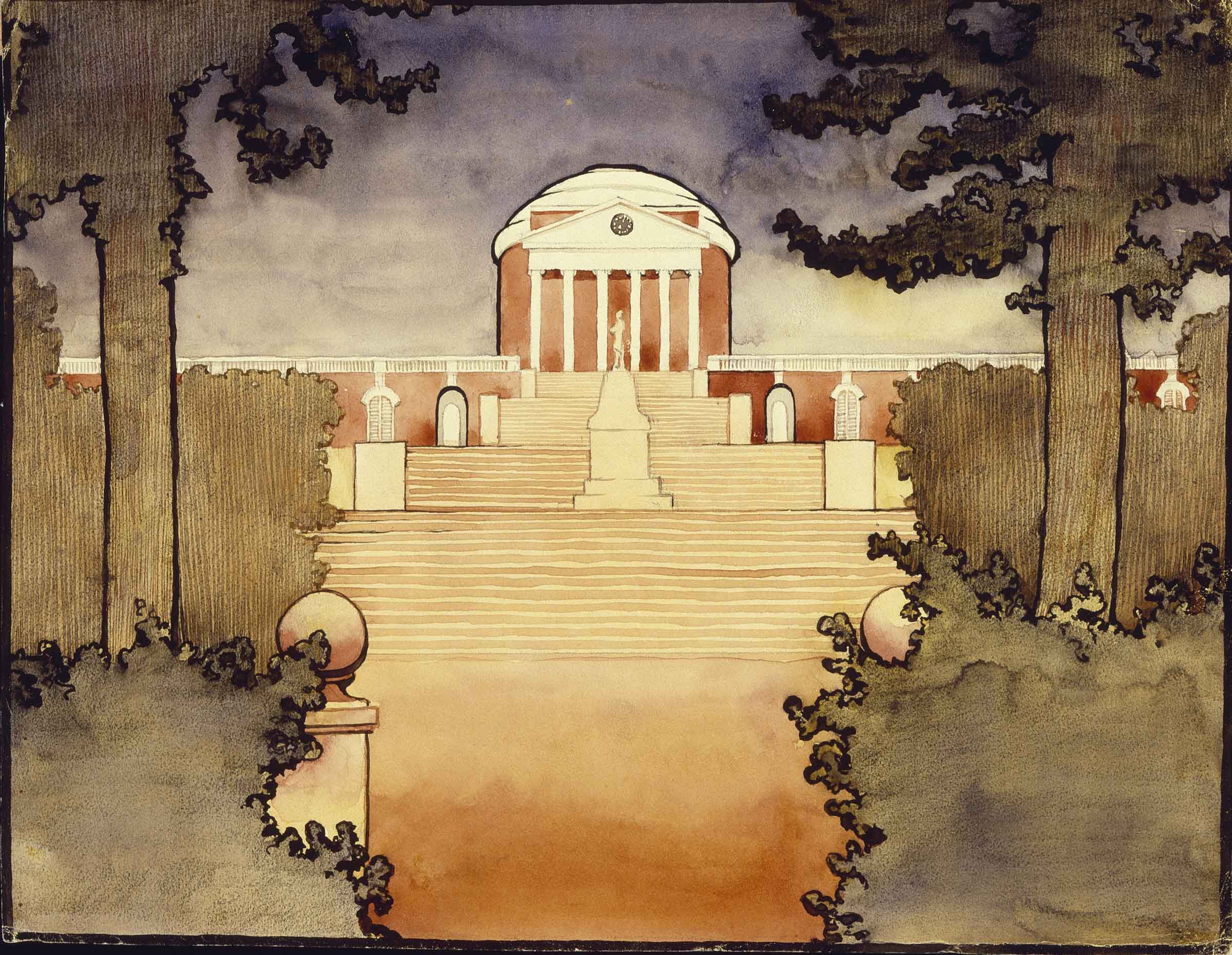 Georgia O’Keeffe painting of the Rotunda