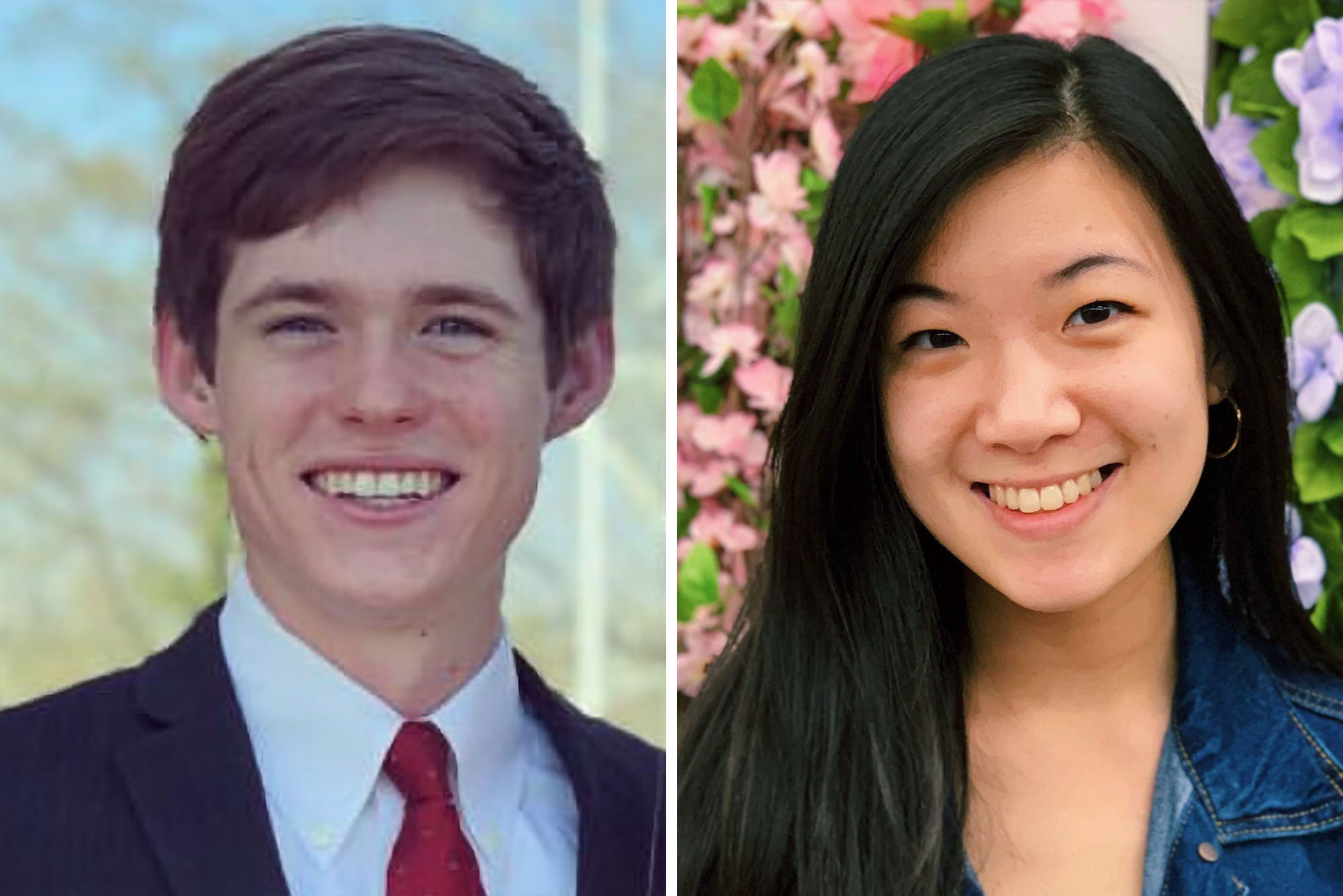 Headshots: Graham Quinn, left, and Connie Jiang, right