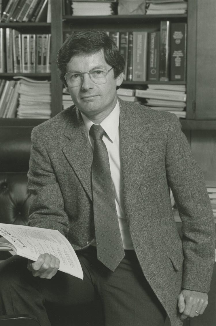 Dr. Robert Carey headshot, black and white