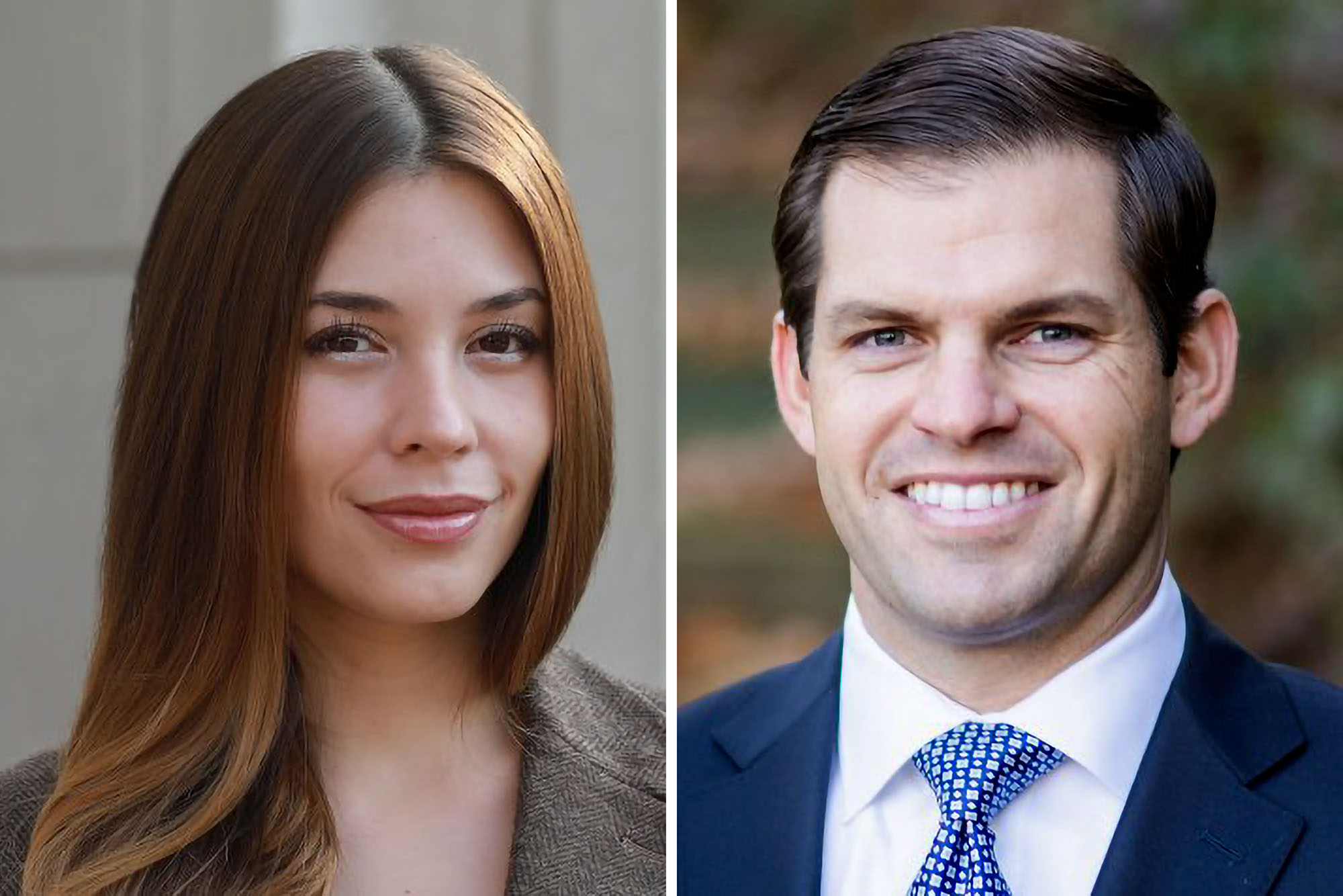 Headshots: Aleja Rocha, left, and Sam Long, right