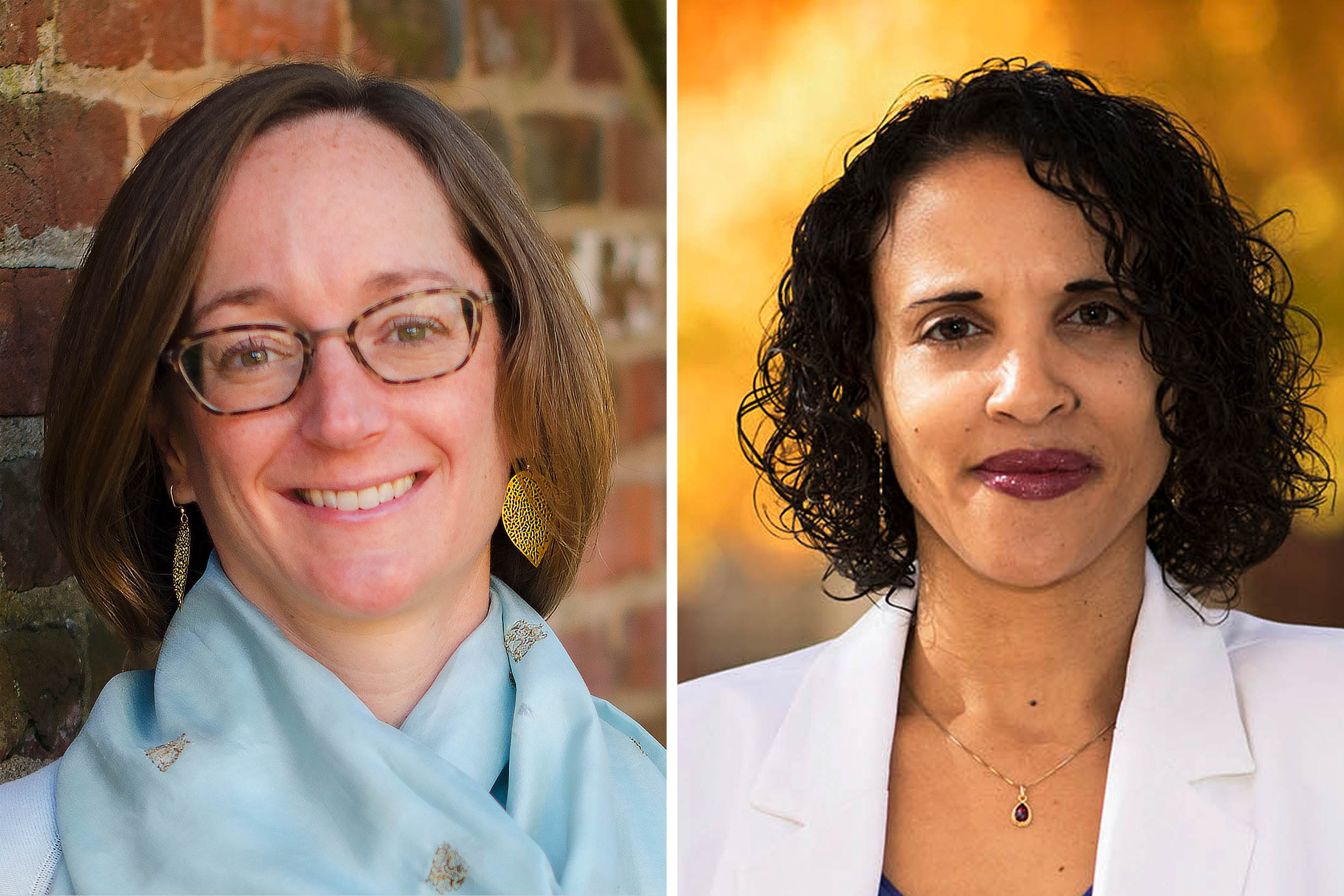 Headshots: Charlotte Rogers, left,Marlene Daut, right