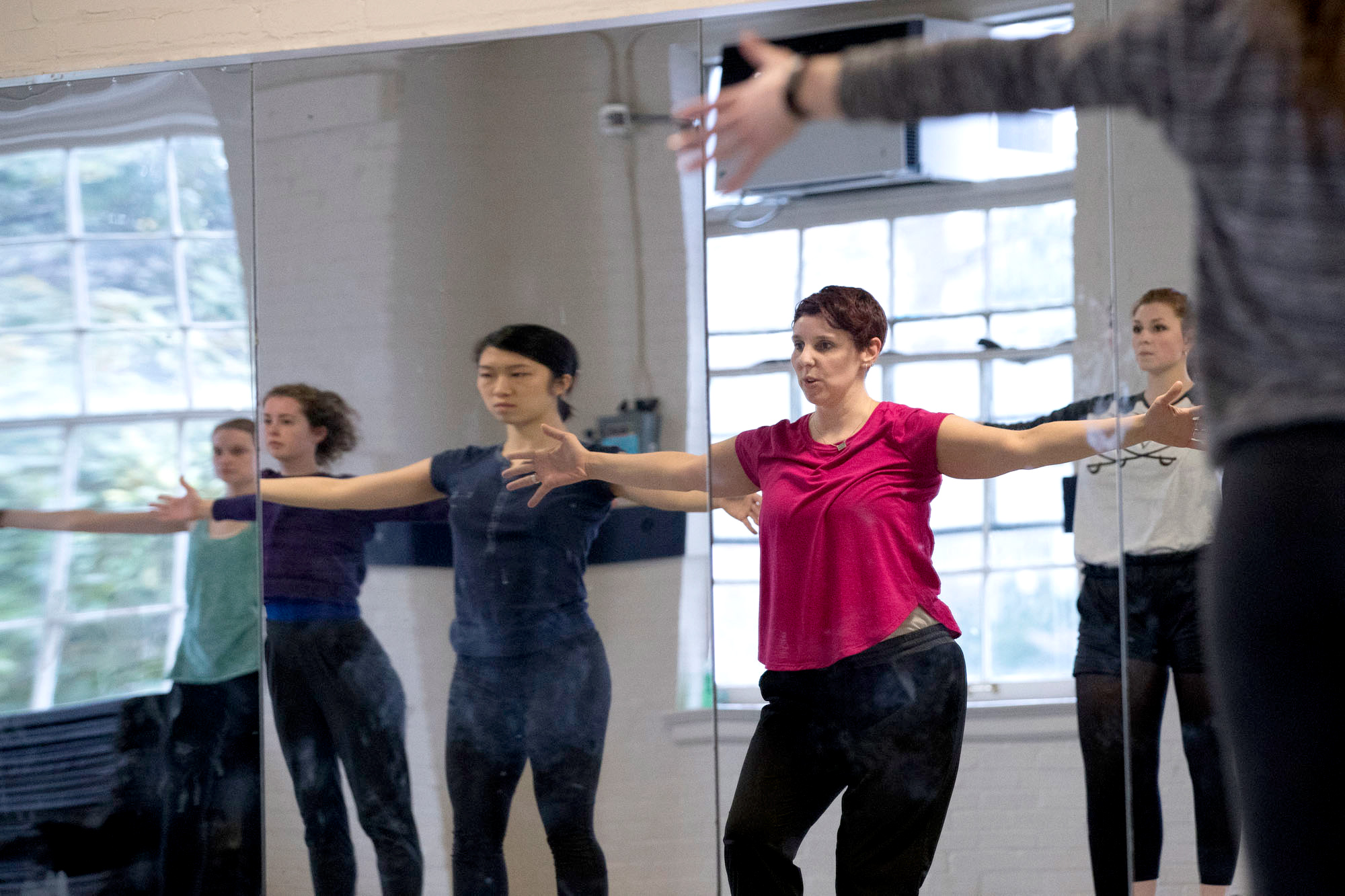  Rose Pasquarello Beauchamp, who established and led the dance minor when it was instated 10 years ago, returned to UVA last week to work with students. 