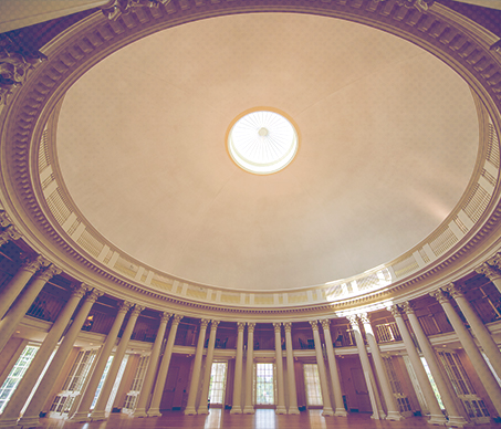 The Rotunda Dome from the inside of the Dome Room